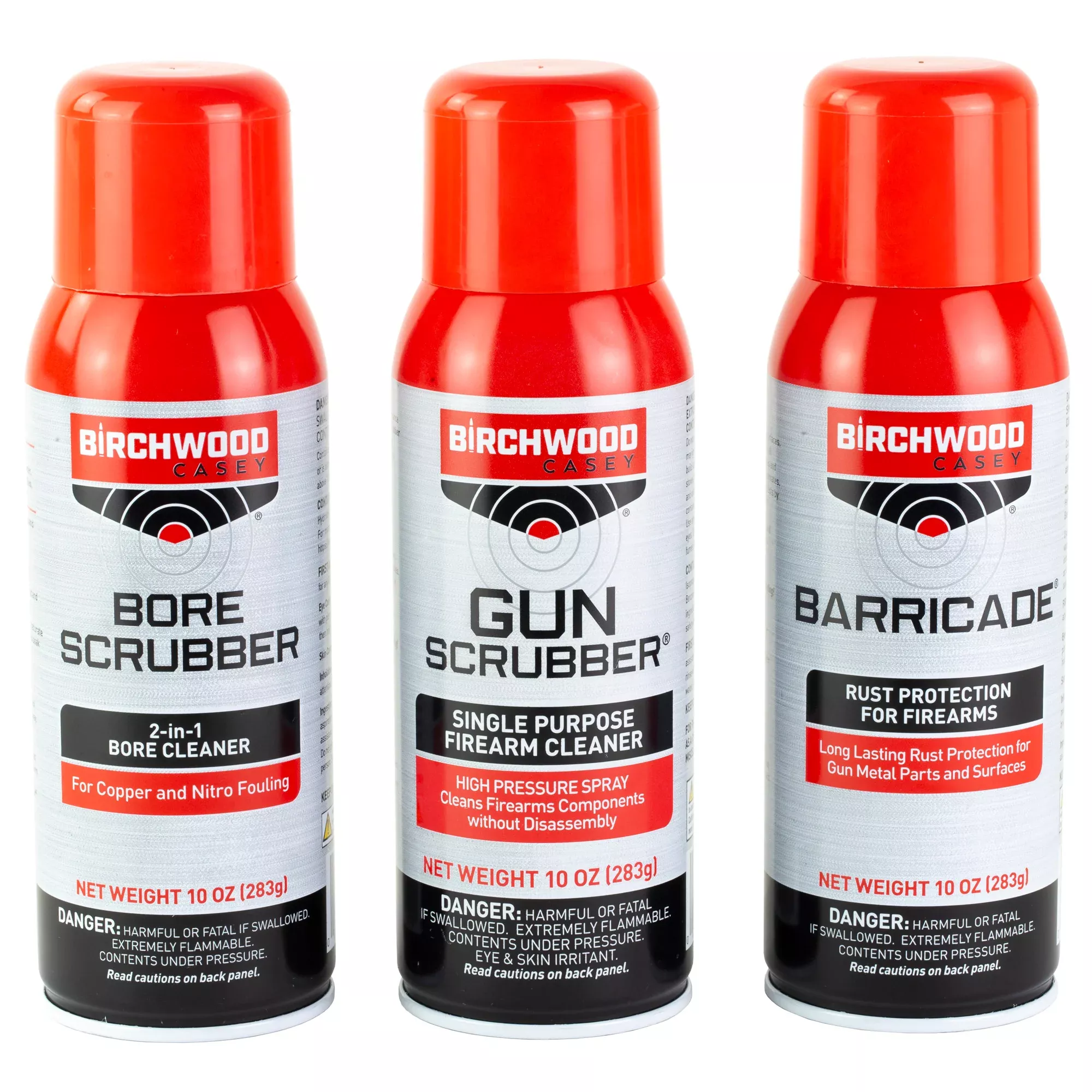 Birchwood Casey 1-2-3 Aerosol Value Pack – Universal Gun Cleaning System
