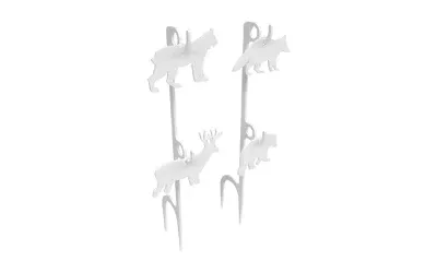 Birchwood Casey 2/3 IPSC Silhouette Target White Paper – Pistol Training