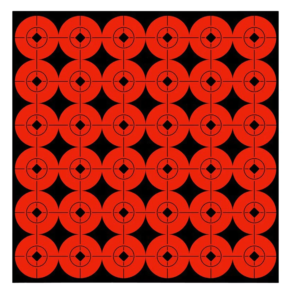 Birchwood Casey 33901 Target SpotsSelf-Adhesive Paper Black/Orange 1" Bullseye 360 Pack