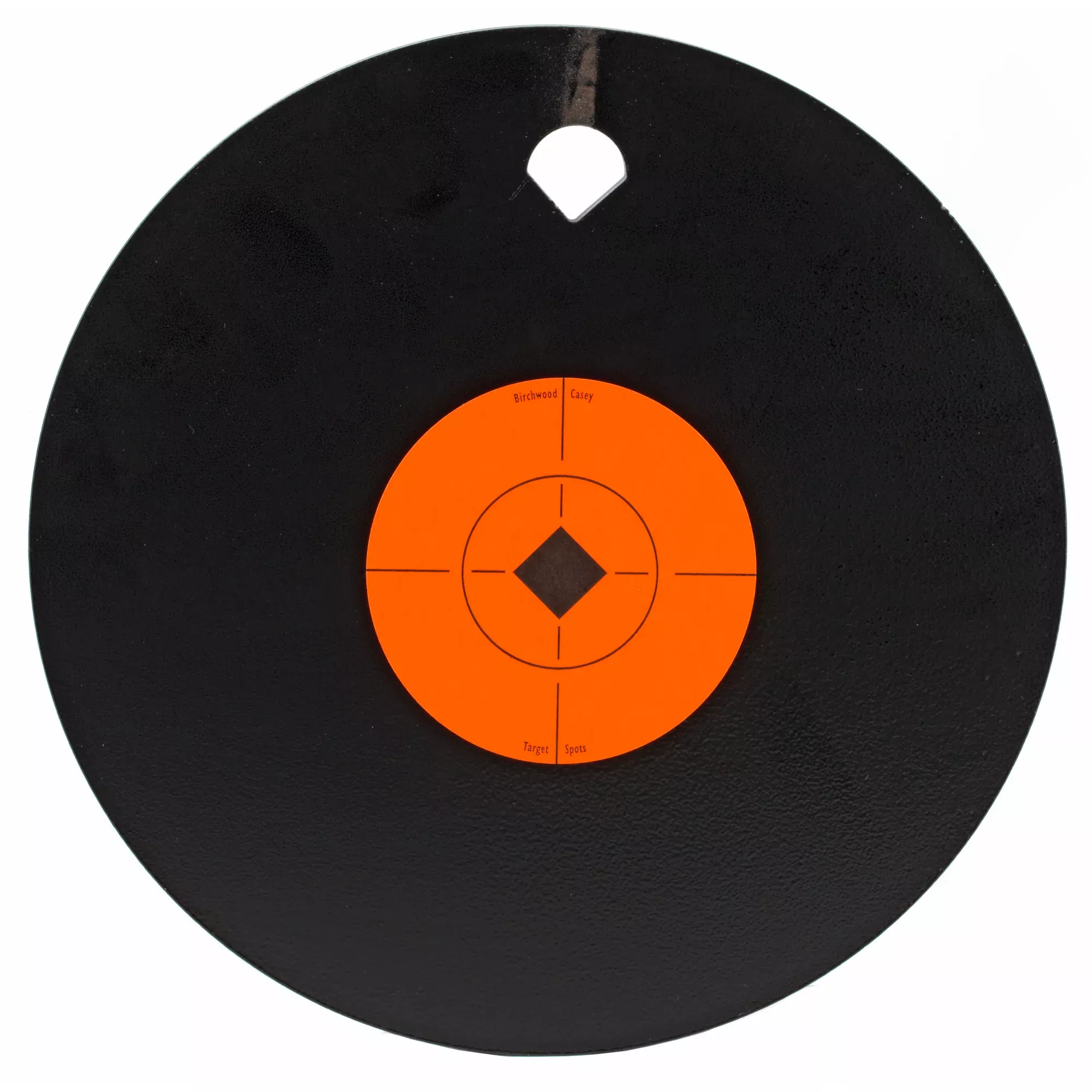 Birchwood Casey 8" AR500 Steel Gong Target – 3/8" Thick, Single Mounting Hole