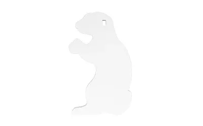 Birchwood Casey AR500 3/8" Silhouette Gopher Target – Steel Reactive