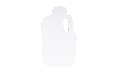 Birchwood Casey AR500 3/8" Silhouette Milk Jug Steel Target – Pistol & Rifle