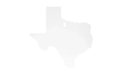Birchwood Casey AR500 3/8" Steel Silhouette Target – Texas Star White