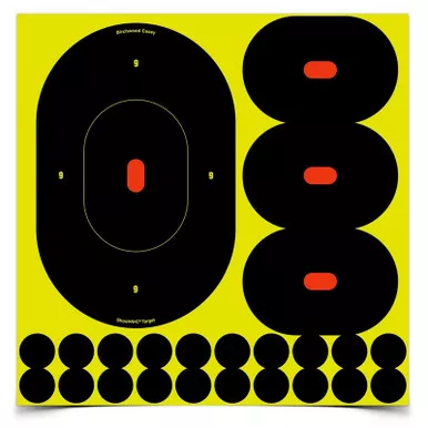Birchwood Casey BC-34905 Shoot•N•C 9" Silhouette, 5 Targets