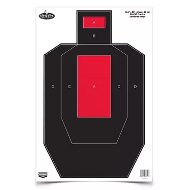 Birchwood Casey BC-35743 Dirty Bird 16.5" X 24" Target, 3 Targets - BC-IPSC