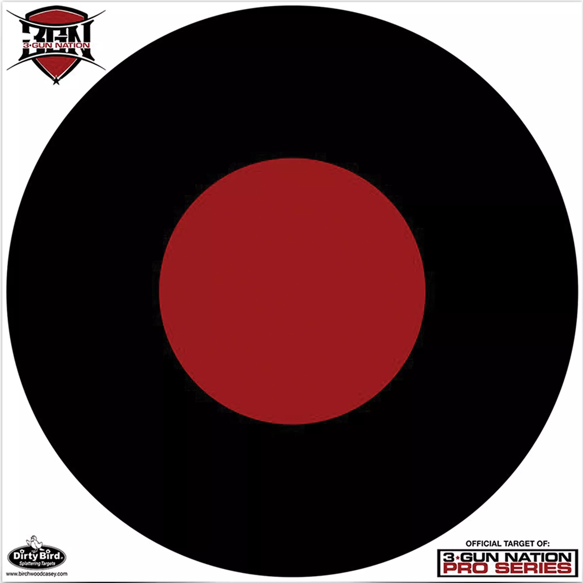 Birchwood Casey Dirty Bird 3-Gun Nation Paper Targets – 17.25" Reactive – 5 Pack