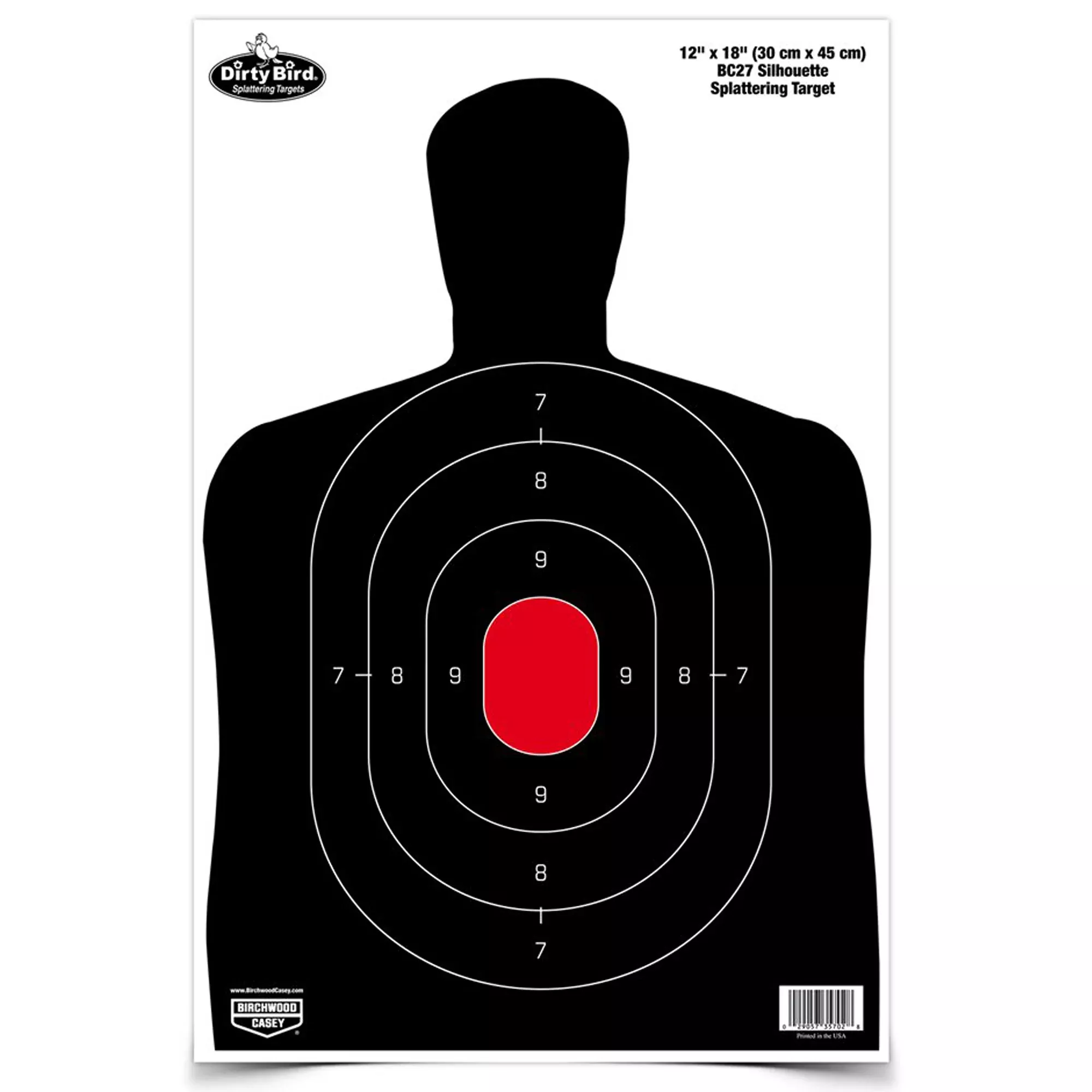 Birchwood Casey Dirty Bird BC27 Silhouette Target – 8-Pack