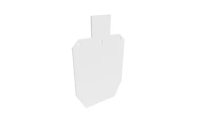 Birchwood Casey Full IPSC Silhouette Target White Paper – Pistol Training