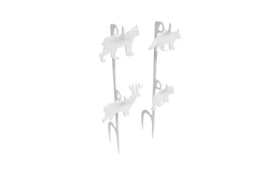 Birchwood Casey Rimfire AR500 Animal Target Set – .22 LR Steel Silhouettes