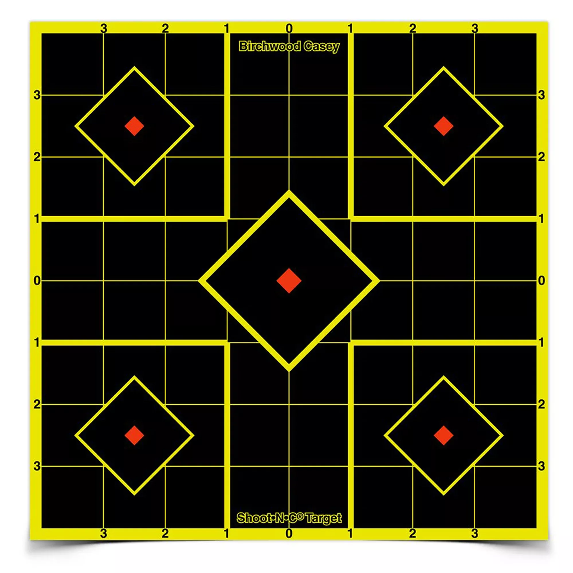 Birchwood Casey Shoot-N-C Sight-In Paper Target – 15 Pack 8" Reactive