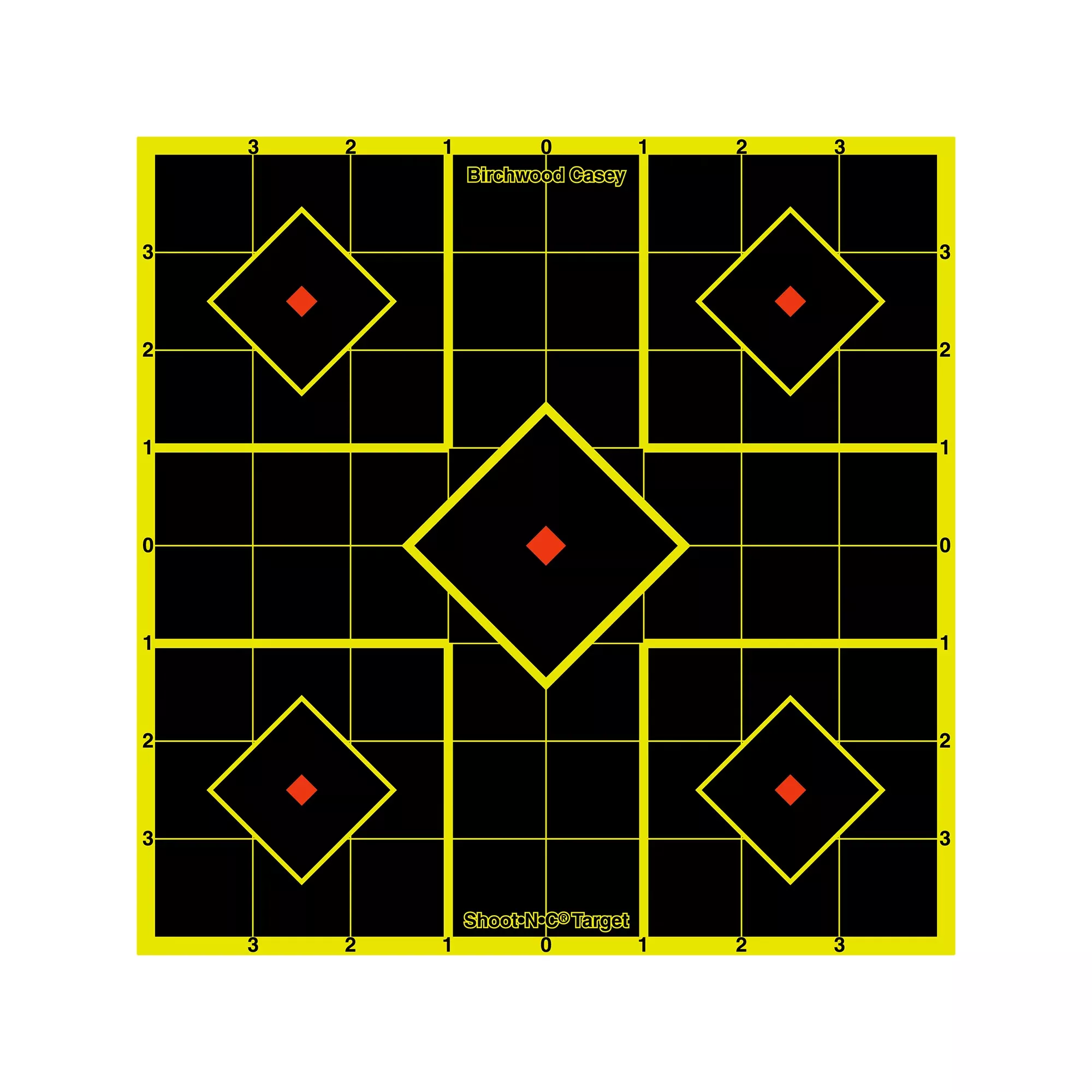 Birchwood Casey Shoot-N-C Sight-In Target 6-Pack – 8" Reactive Paper Targets
