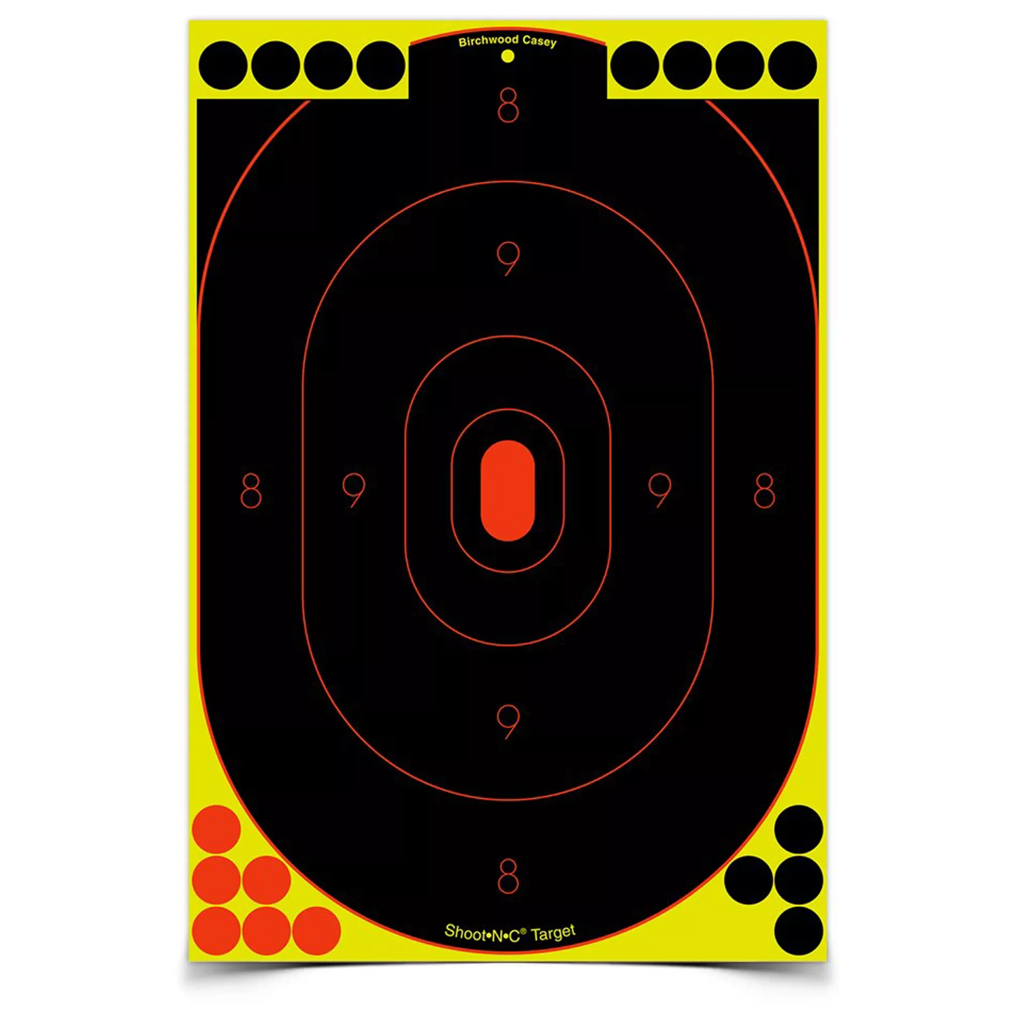 Birchwood Casey Shoot-N-C Silhouette Target 12"x18" Paper – 5-Pack