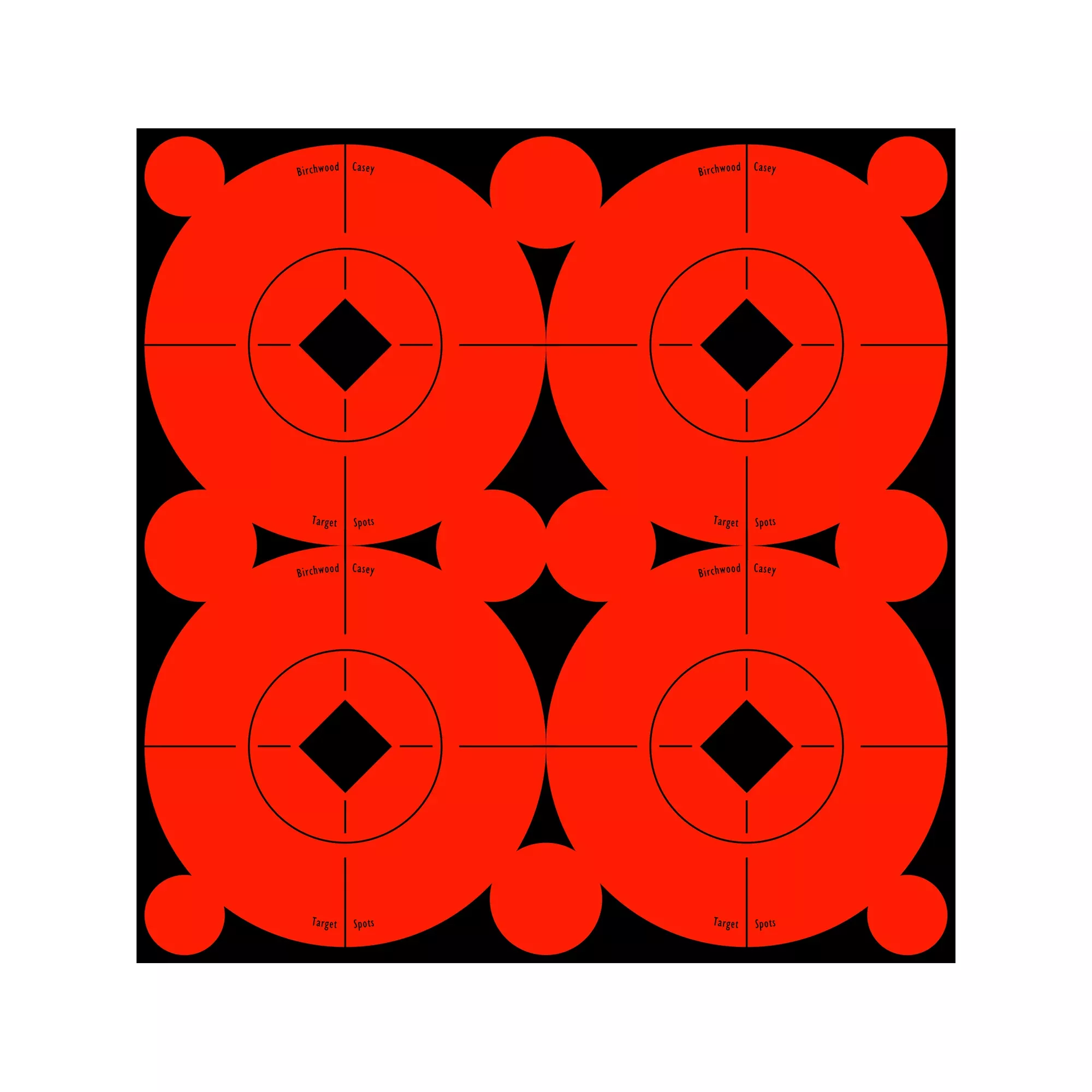 Birchwood Casey Target Spots 40-3" Adhesive Shooting Targets – Multi-Caliber