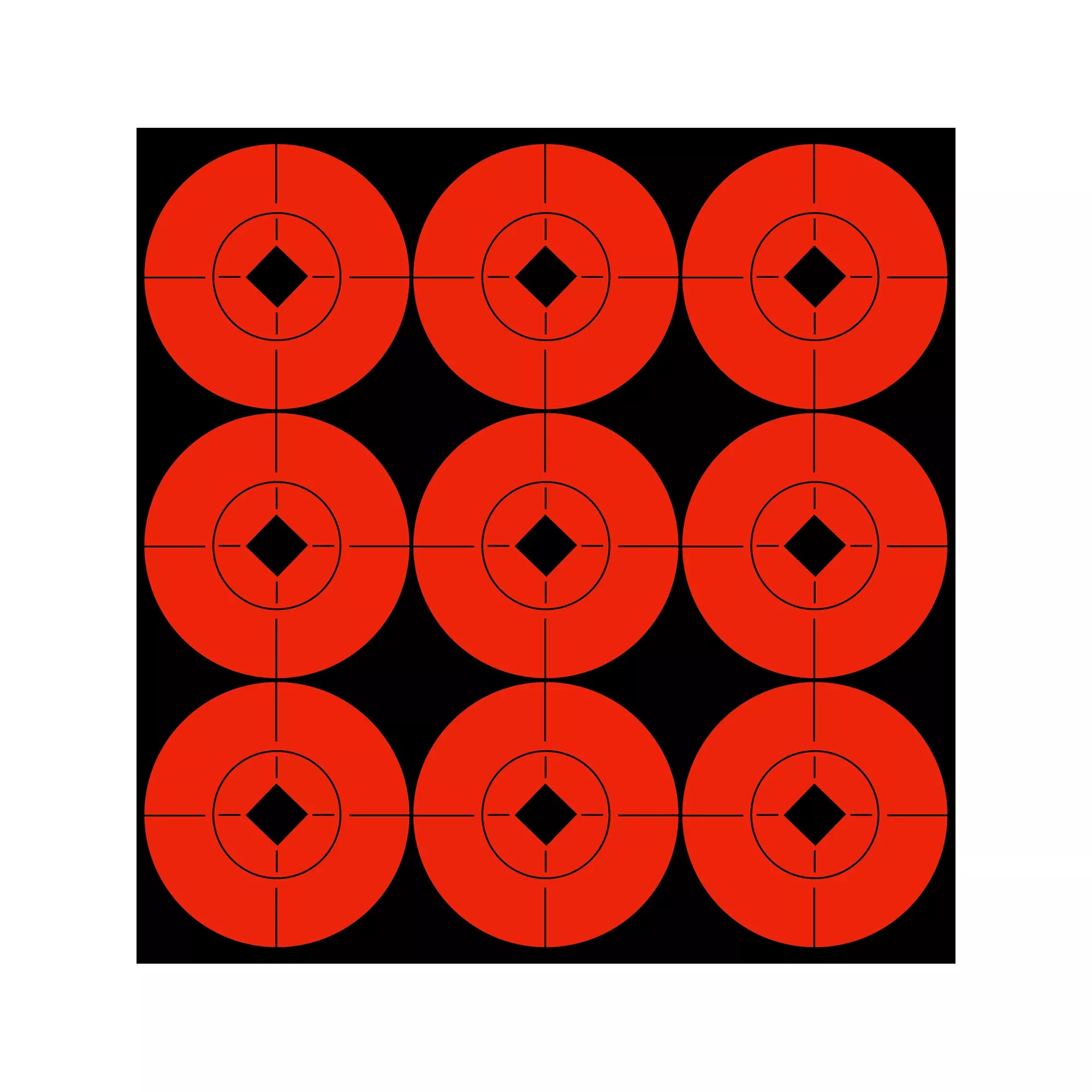 Birchwood Casey Target Spots 90-2 Paper Targets – 2-Inch Reactive Spots for Pistol and Rifle
