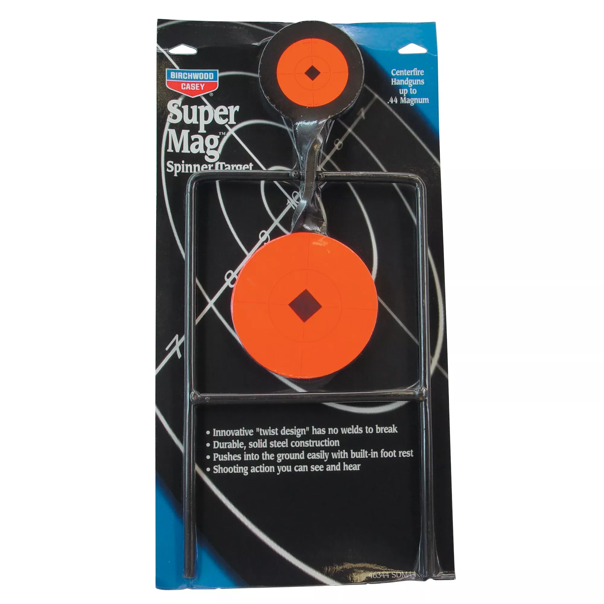 Birchwood Casey World of Targets Super Double Mag Spinner Target – Rimfire & Handgun Pistol Reactive Steel