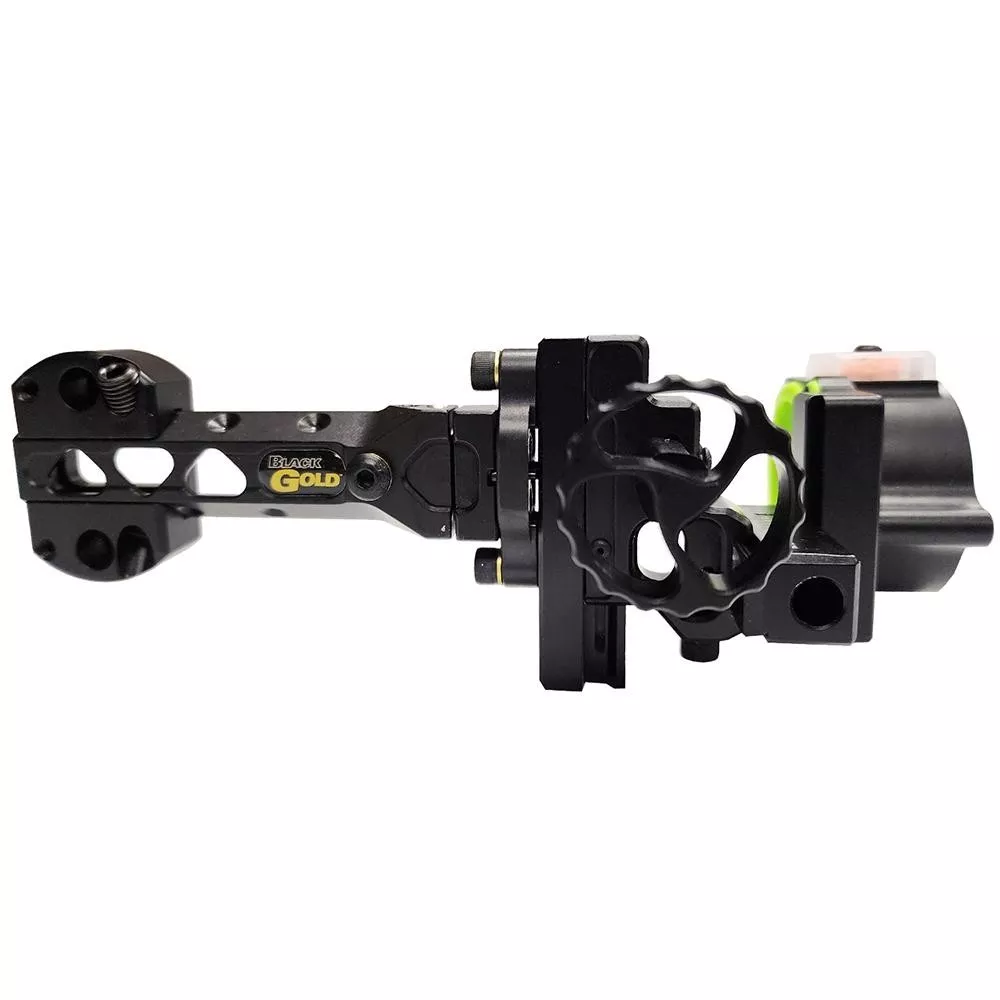 Black Gold Ascent Mountain Lite HD Dual Track 2 Pin Scope Vertical 4'' Dovetail RH