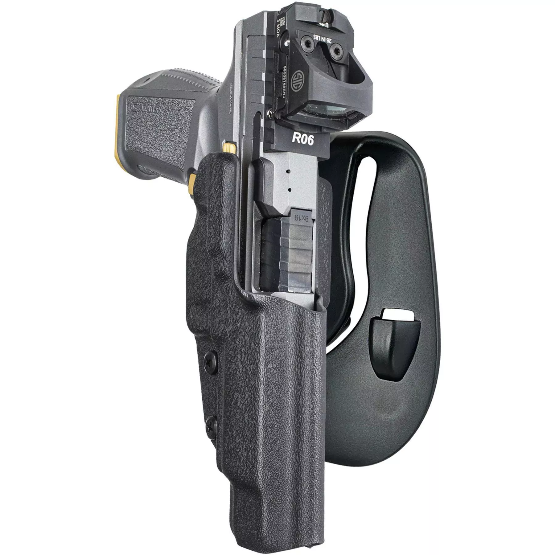 Black Scorpion OWB Kydex Paddle Holster w/Thumb Rest