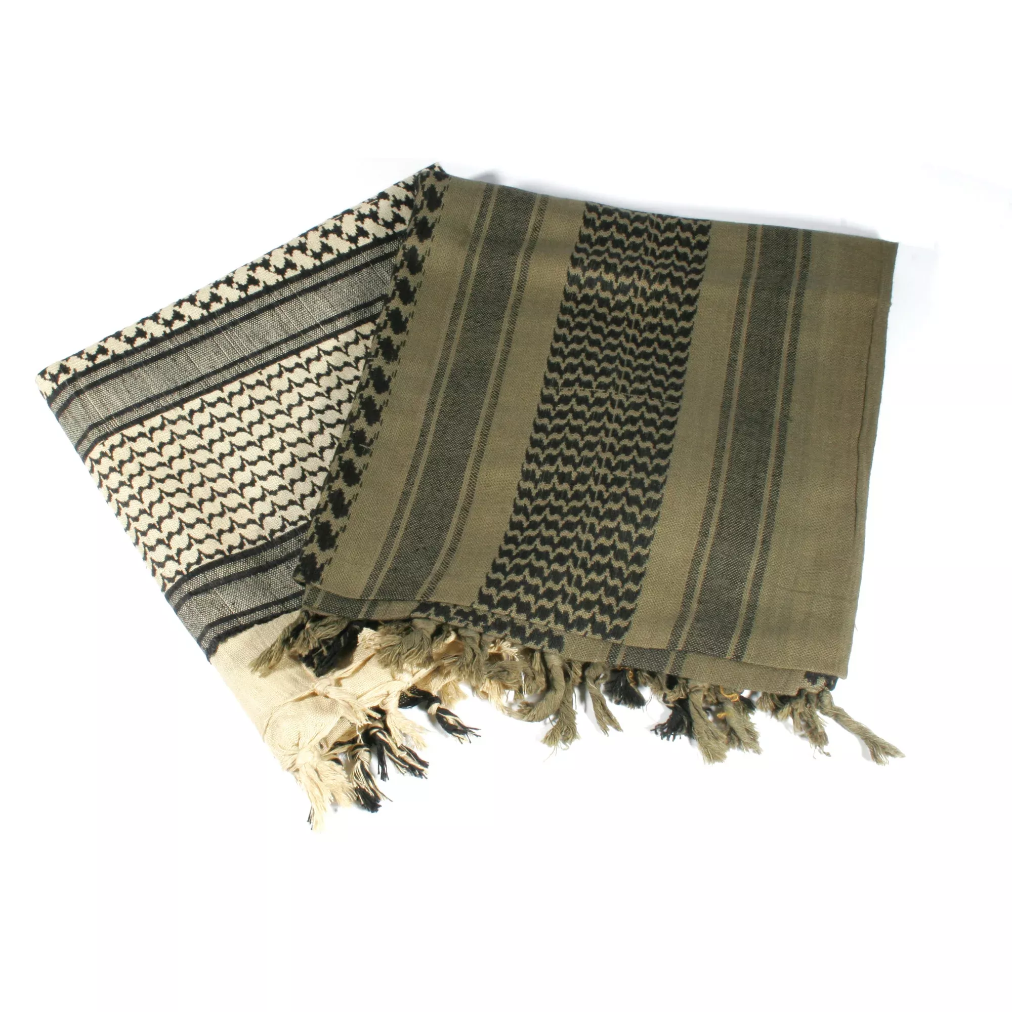 BLACKHAWK Shemagh OD/Black – Traditional Desert Scarf