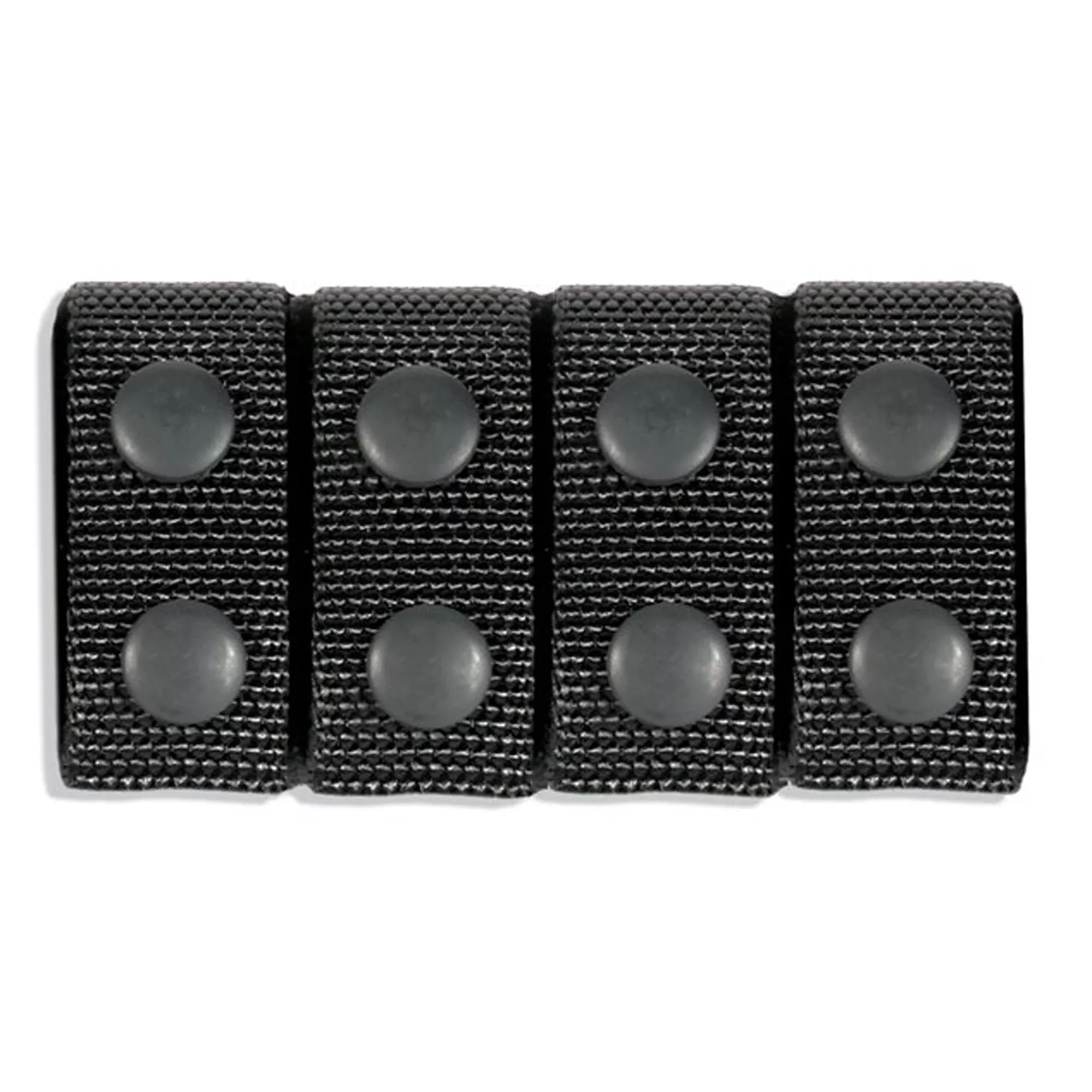 BLACKHAWK Traditional Cordura Belt Keeper Set – 4-Pack Black