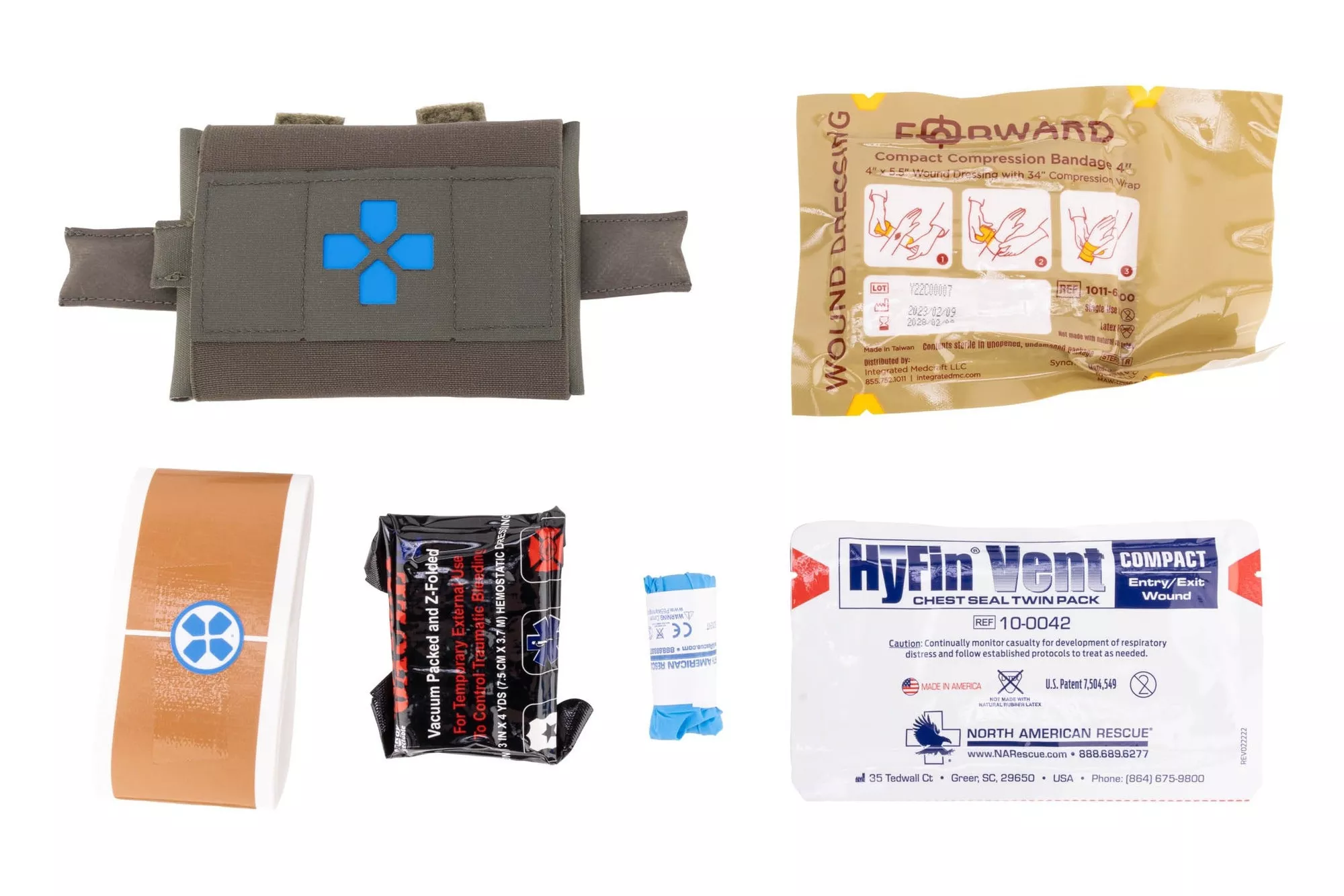 Blue Force Gear Micro Trauma Kit NOW! MOLLE Helium Whisper Pro Supplies