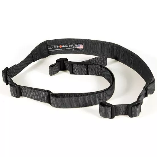 BLUE FORCE GEAR VICKERS 2-POINT COMBAT SLING, PADDED, BLACK