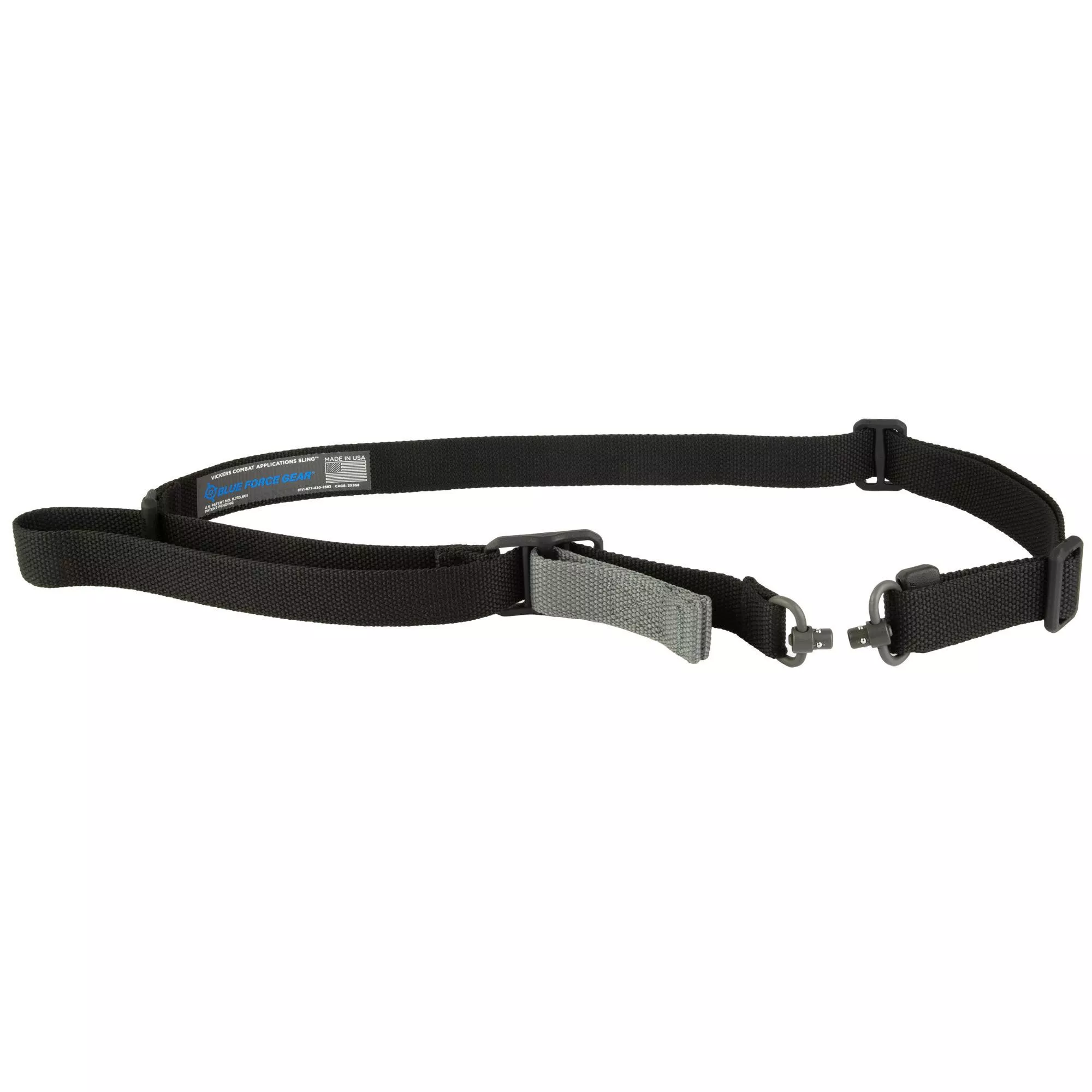 Blue Force Vickers Padded 2-To-1 Point Sling w/Push Button Swivel
