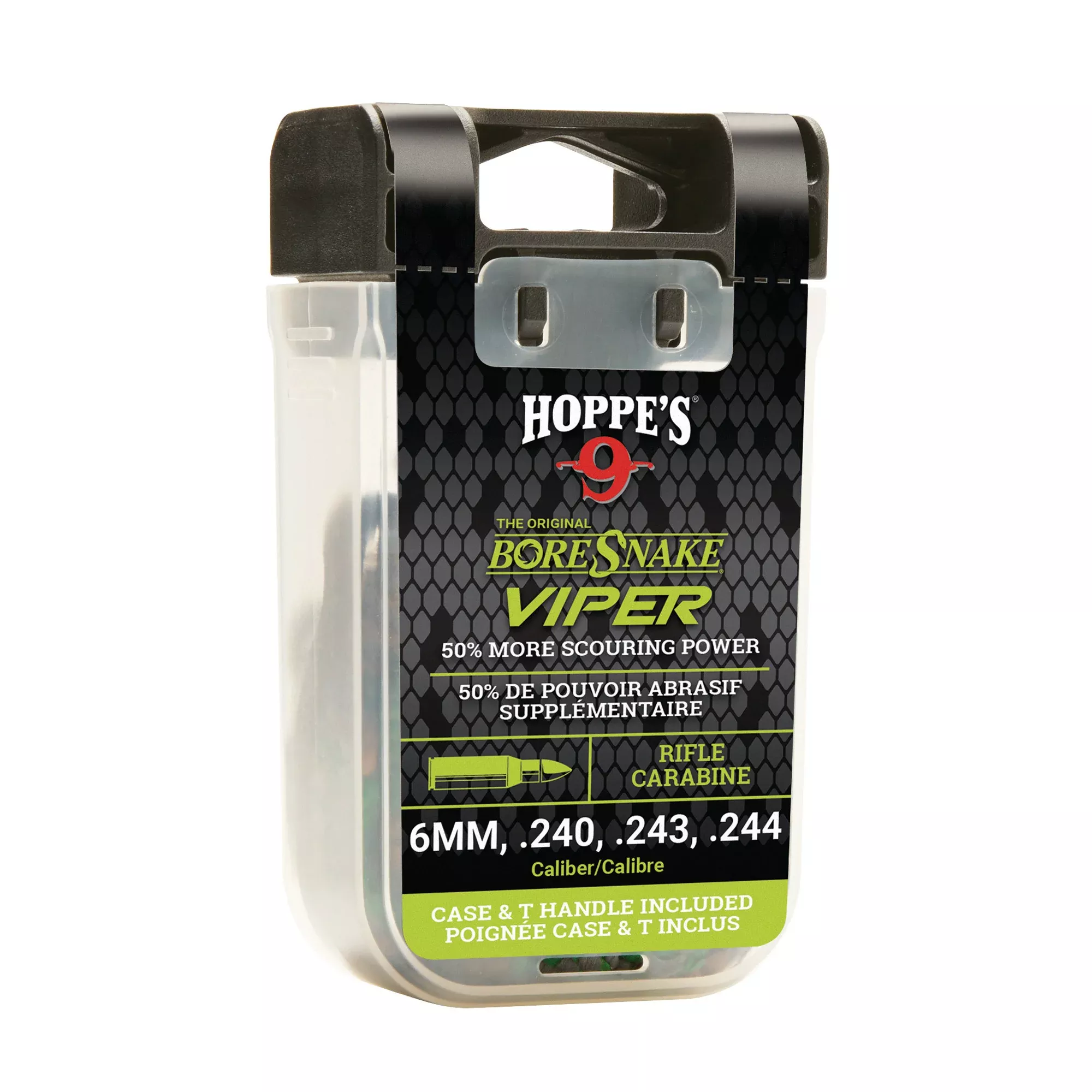 BoreSnake Viper Rifle 243/6mm Bore Cleaner with Den