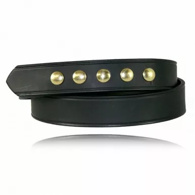 Boston Leather Model 6583 Five-Snap Belt, 1.5"