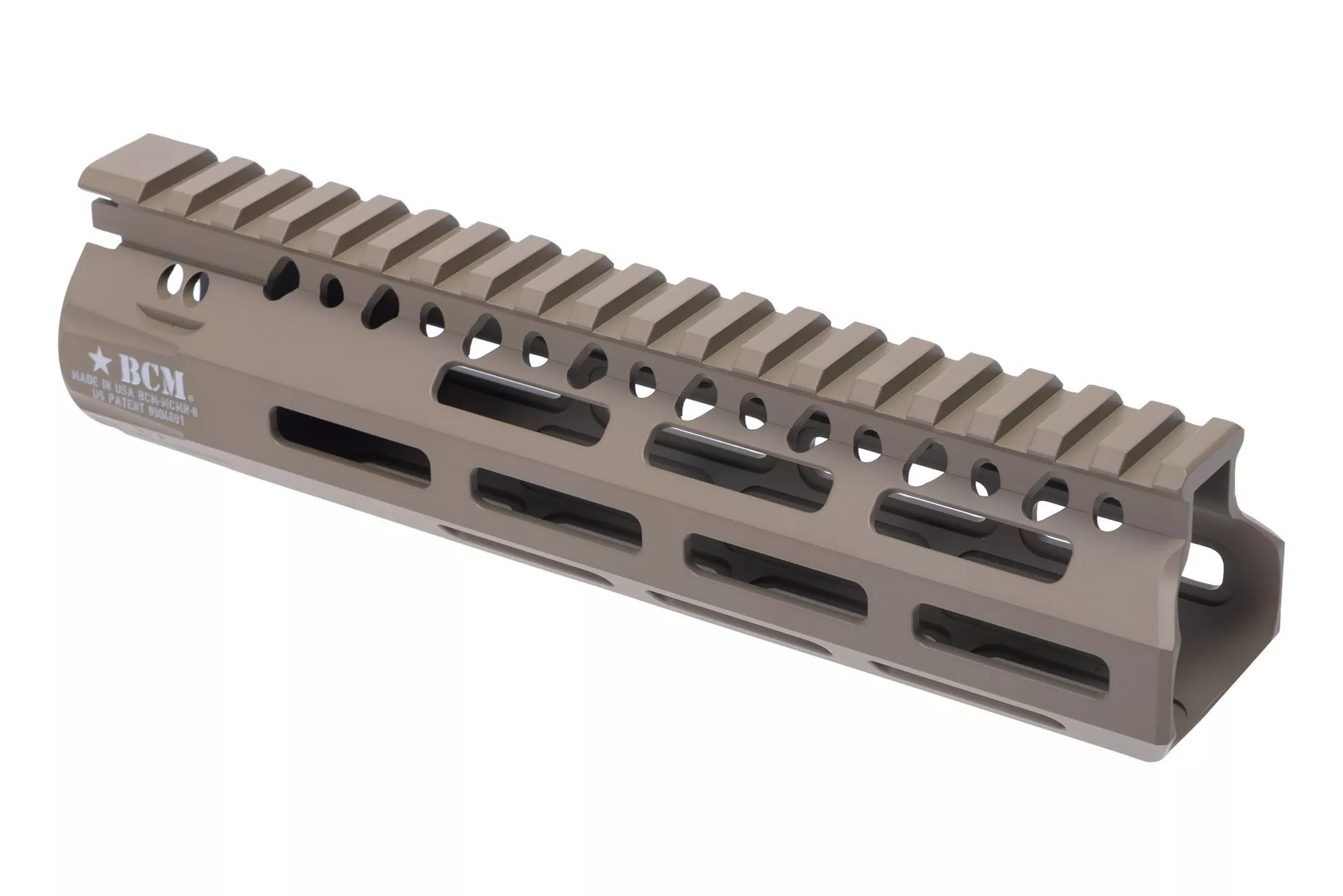Bravo Company Manufacturing MCMR Modular Rail AR-15 Handguard FDE 8"
