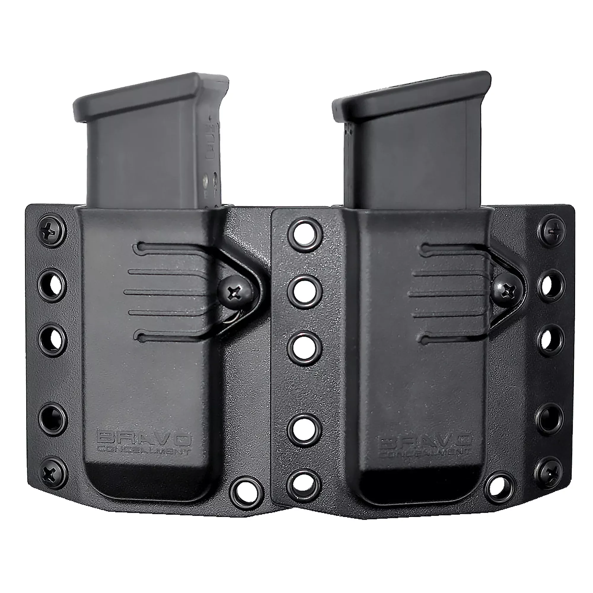 Bravo Concealment Double Magazine Pouch – Glock 43/Shield 9mm Single Stack