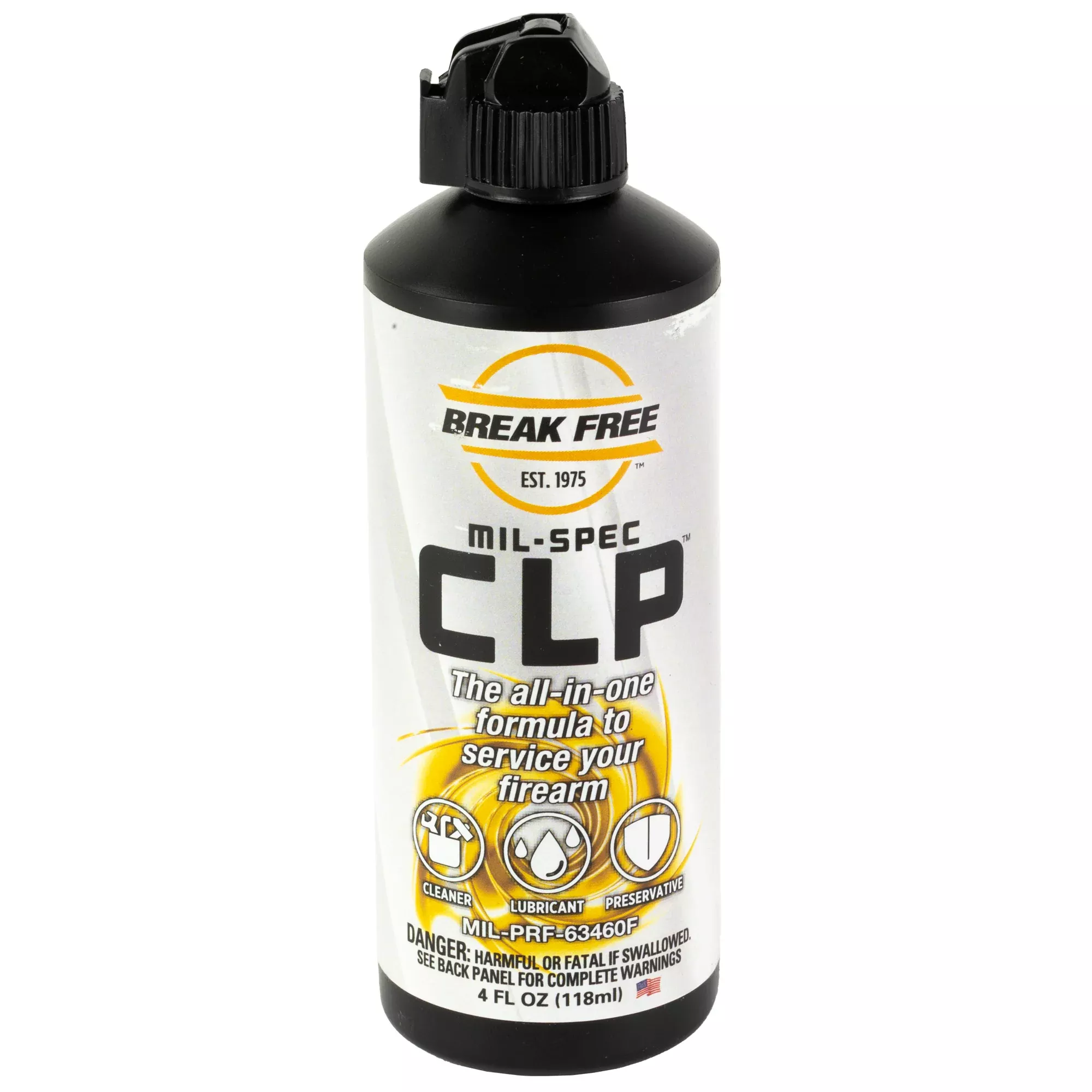 BreakFree CLP 4oz Bottle – All-in-One Cleaner, Lubricant & Preservative