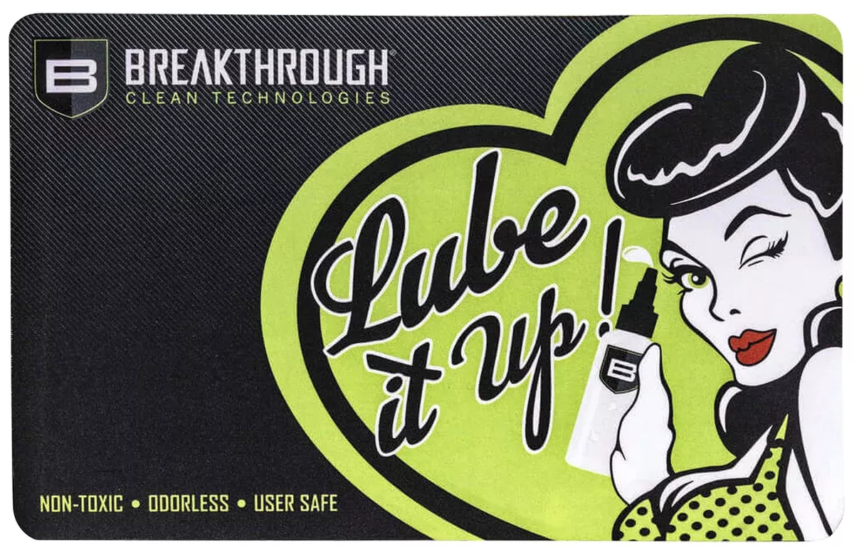 Breakthrough Clean BTRGMP PistolCleaning Mat Neoprene/Polyester 17" Long Breakthrough Cleaning Products Illustration