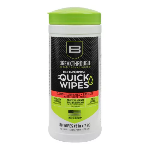 Breakthrough Clean Multi-Purpose CLP Quick Wipes 50 Pack Canister