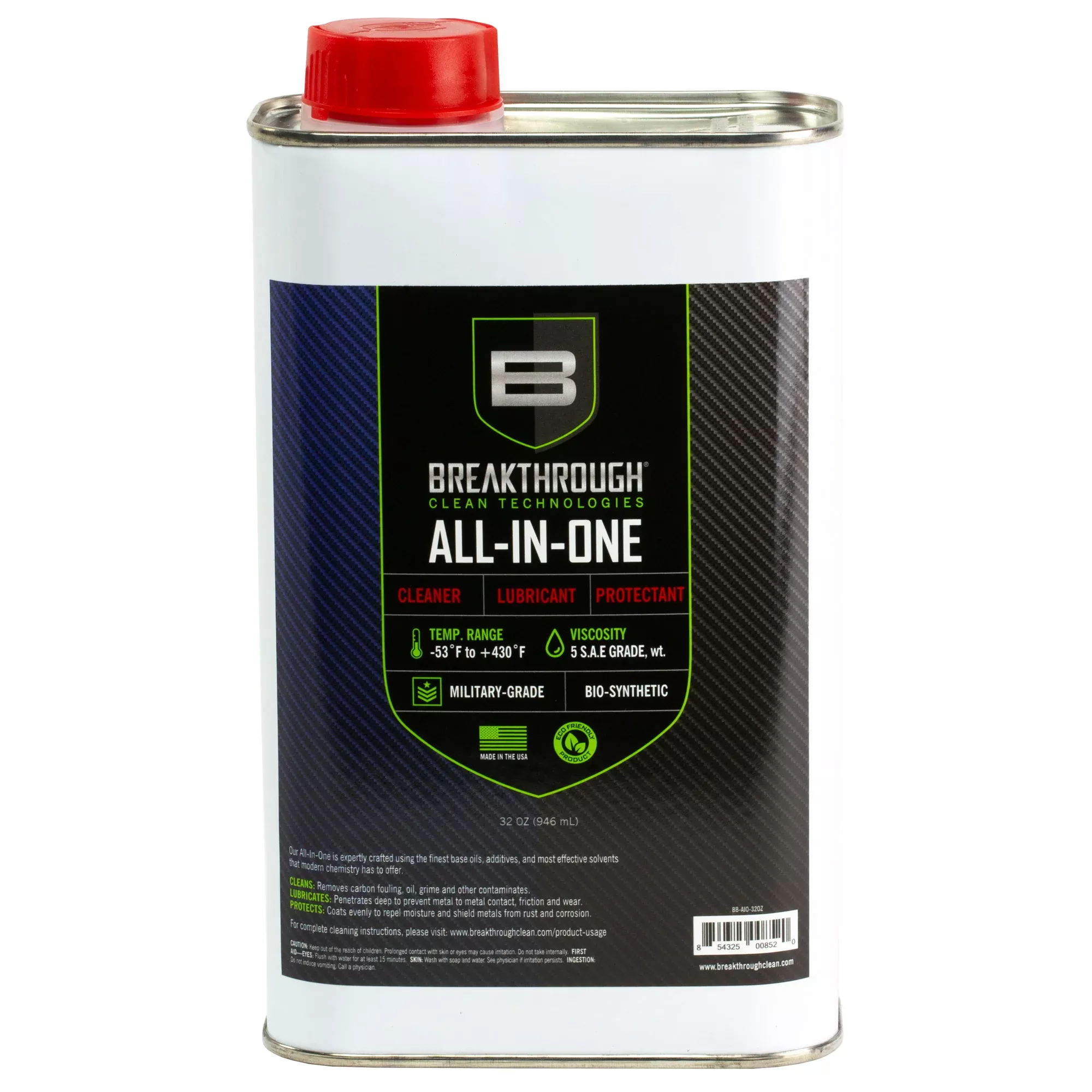 Breakthrough Clean Technologies Battle Born All-in-One CLP 32oz – Universal Firearm Lubricant