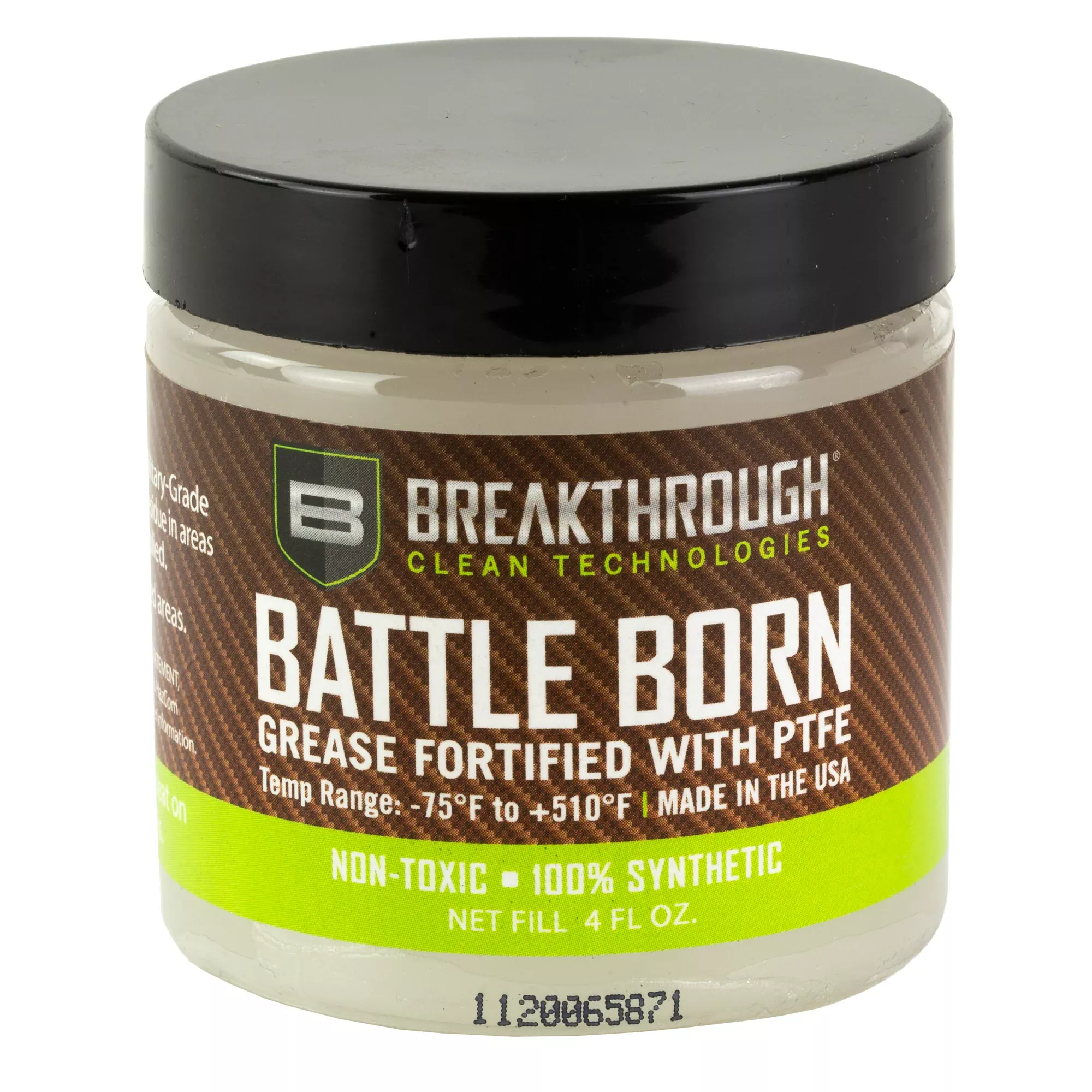 Breakthrough Clean Technologies Battle Born Grease 4oz – High-Performance Lubricant
