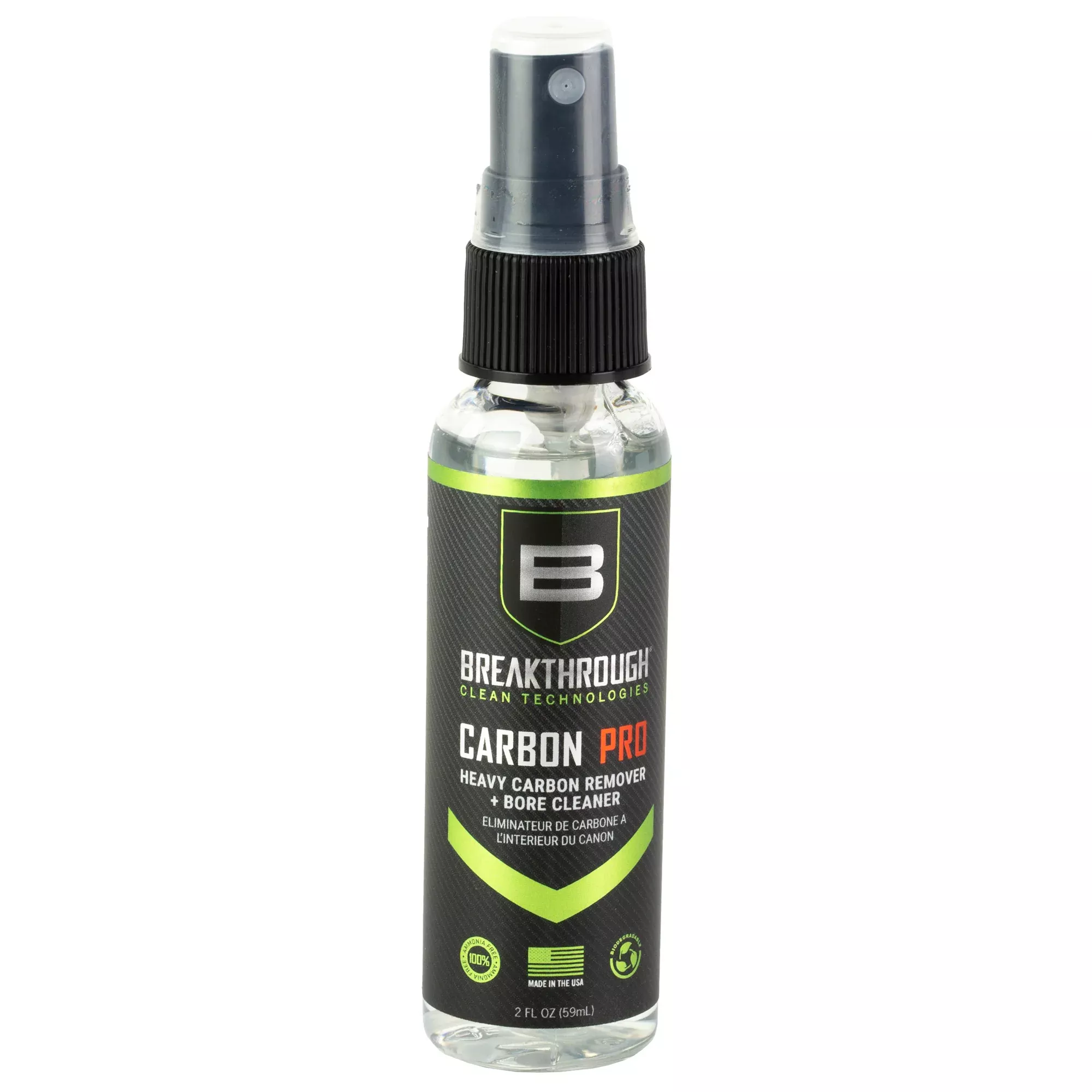 Breakthrough Clean Technologies Carbon PRO 2oz Pump Spray – Universal Gun Cleaner