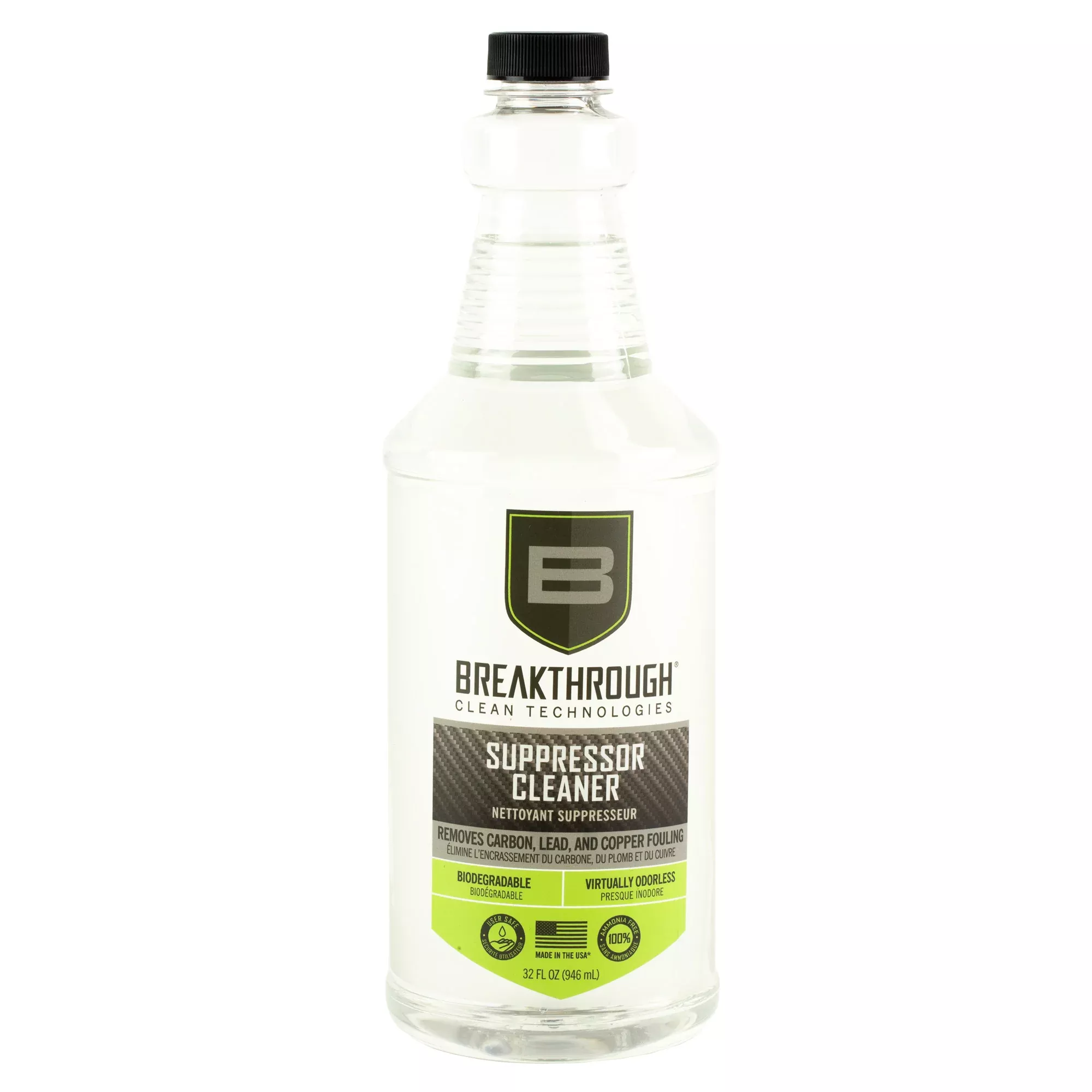 Breakthrough Clean Technologies Suppressor Cleaner 32 oz – Heavy Carbon Solvent