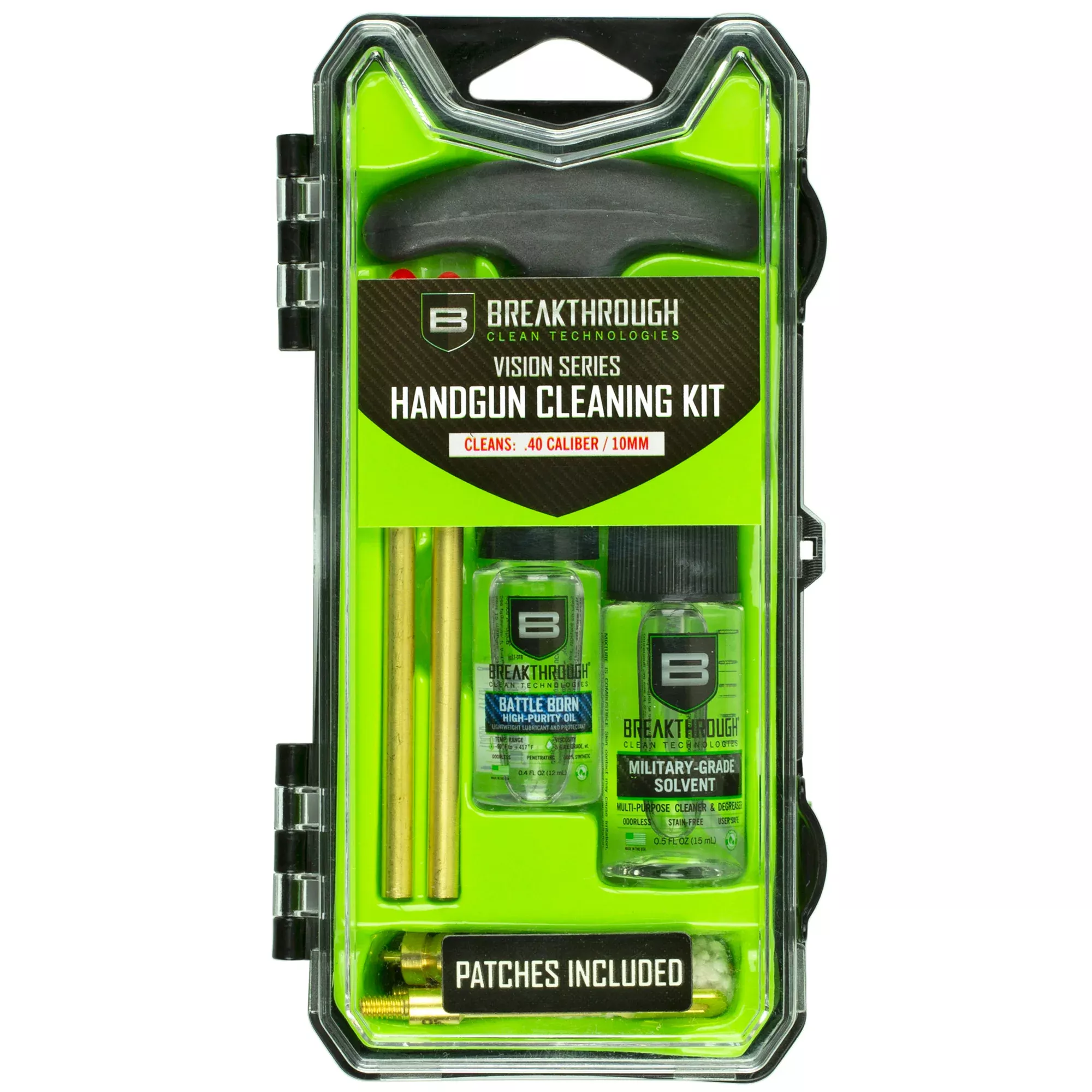 Breakthrough Clean Technologies Vision Series Cleaning Kit – .40 Cal/10mm