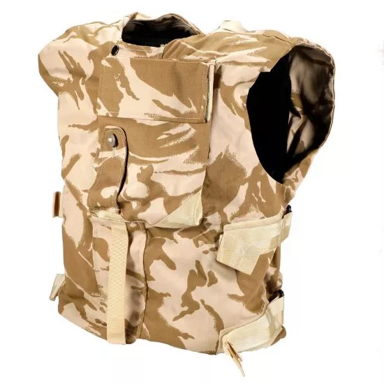 BRITISH DESERT CAMO SUMMER COMBAT VEST NEW, XL/XXL