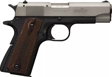 Browning 1911-22 Pistol .22lr Fs - 4.25" Gray Rail Rosewood Grips
