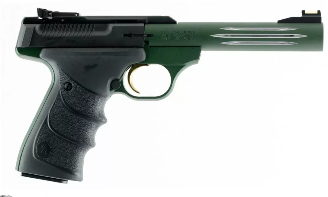 Browning Buck Mark Lite Green .22 LR 5.5 Inch 10 Rounds 051459490 from ELK CO AMMO&ARMS INC near Saint Marys, Pennsylvania, USA