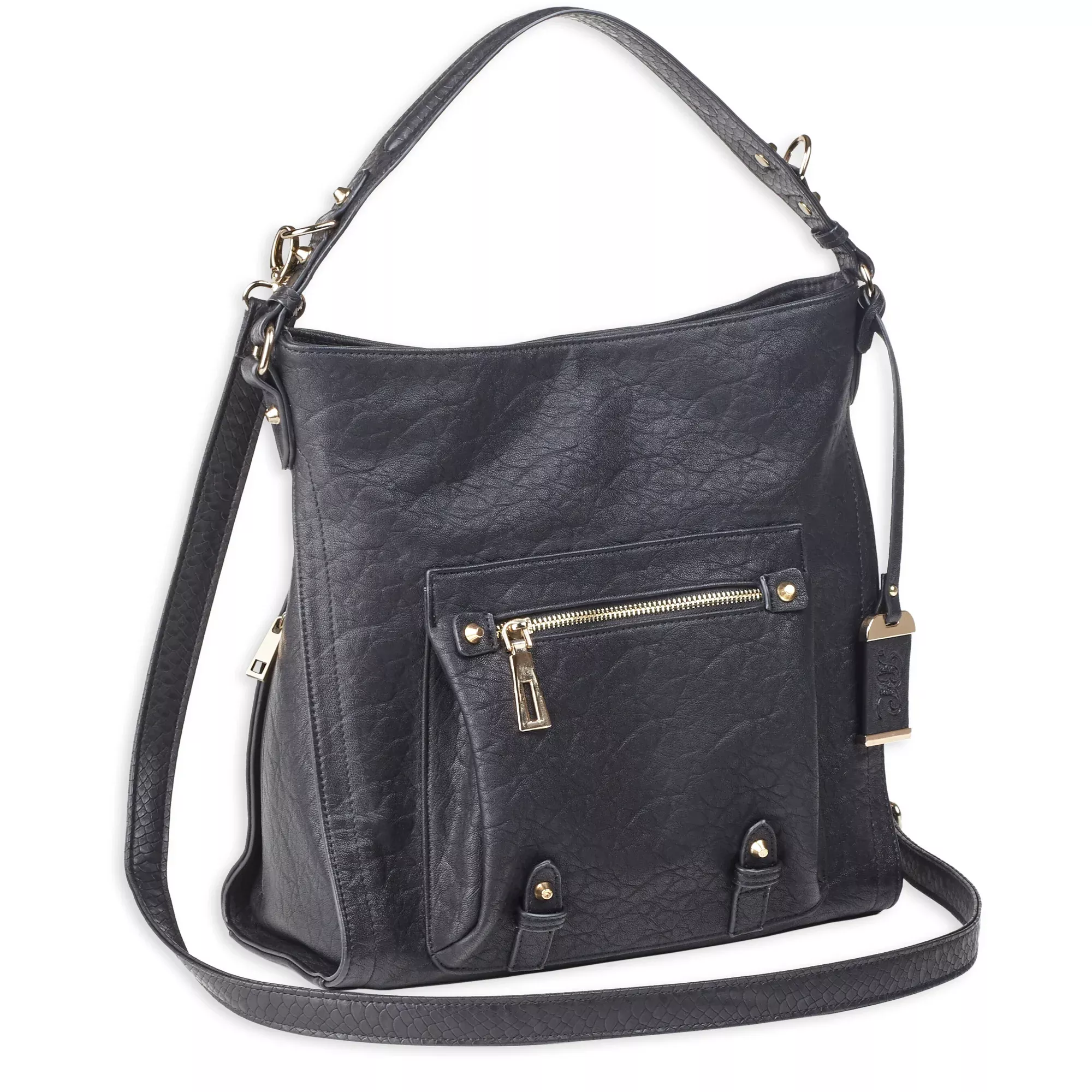 Bulldog Cases Hobo Anna Purse – Black Concealed Carry Handbag