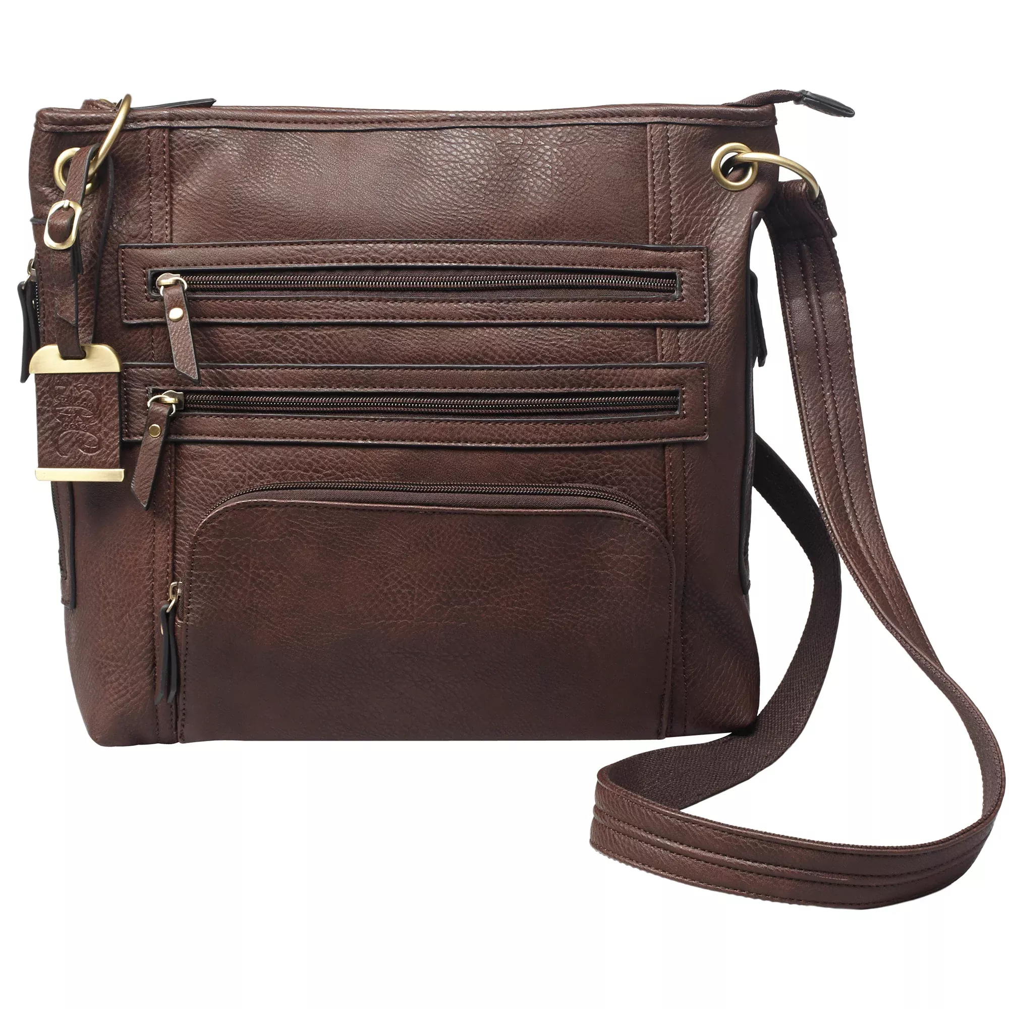 Bulldog Cases Large Cross Body Purse – Brown