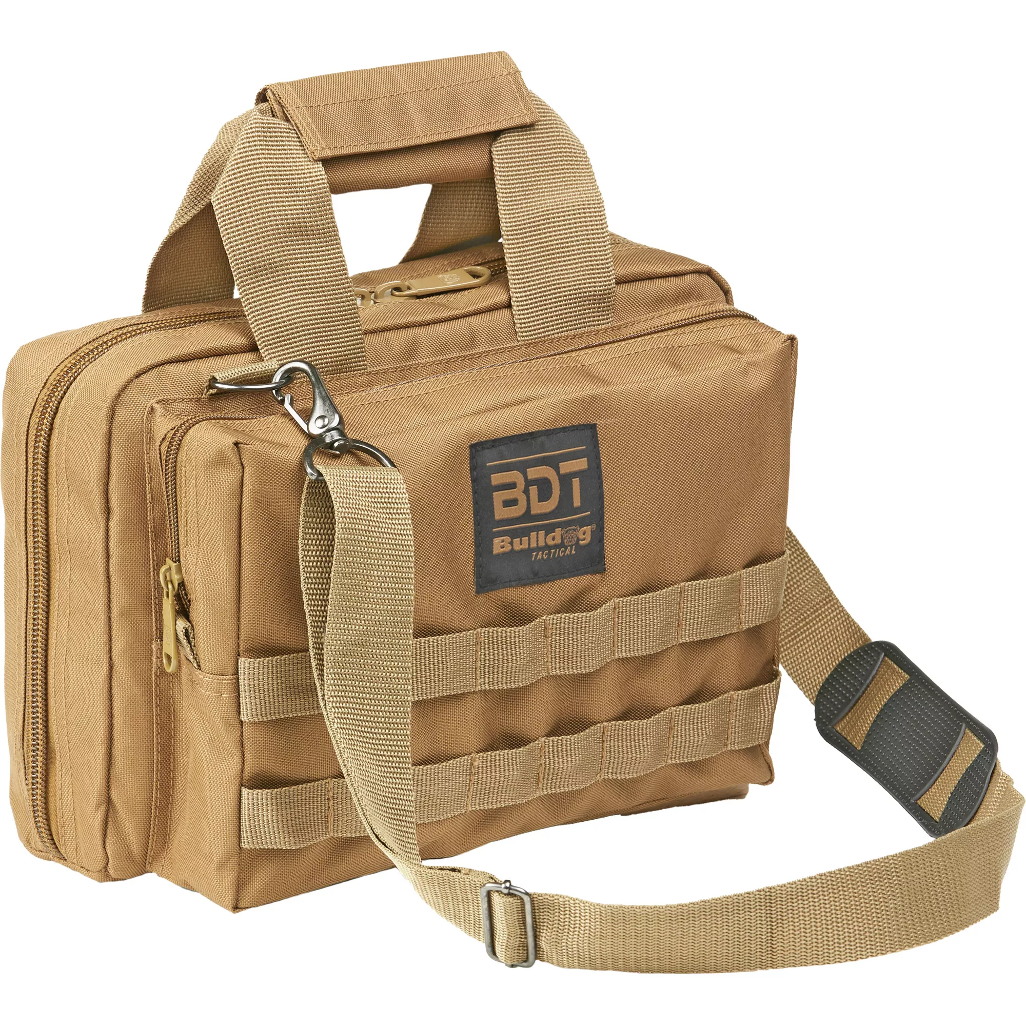 Bulldog Dlx 2 Pistol Range Bag Tan