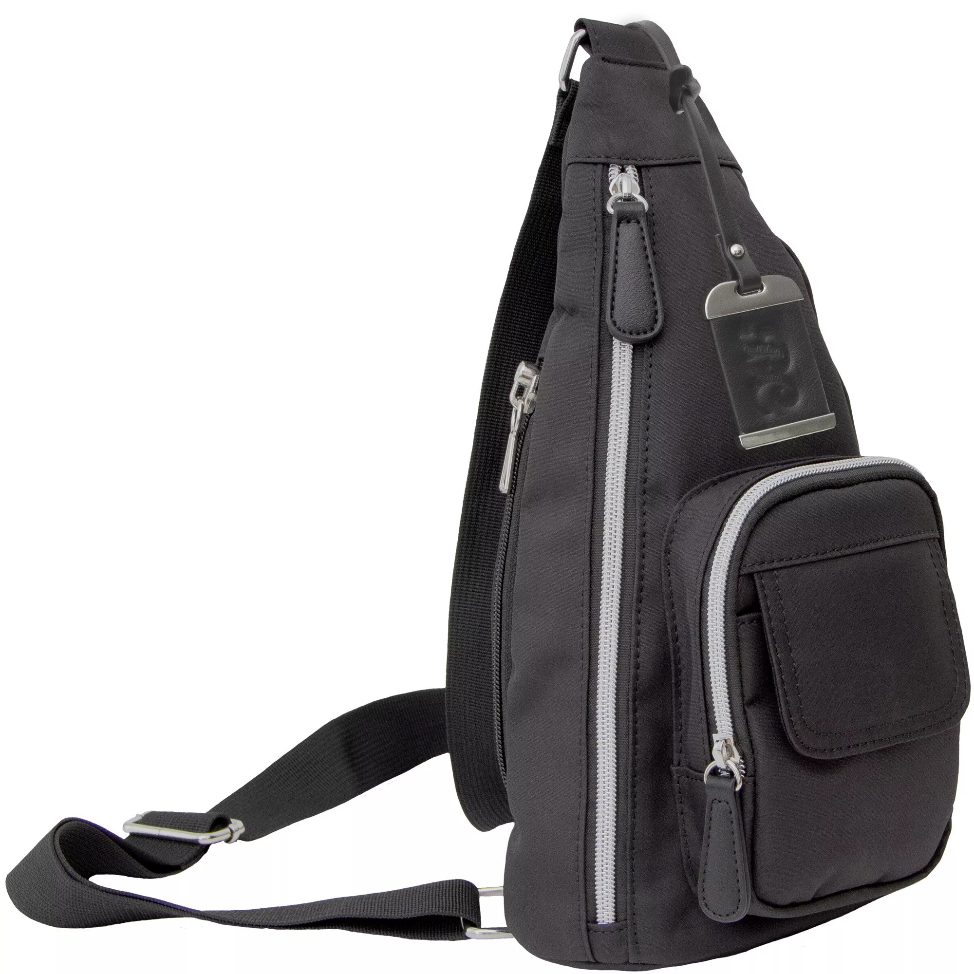 Bulldog Sling Bag w/Holster Polyurethane Black