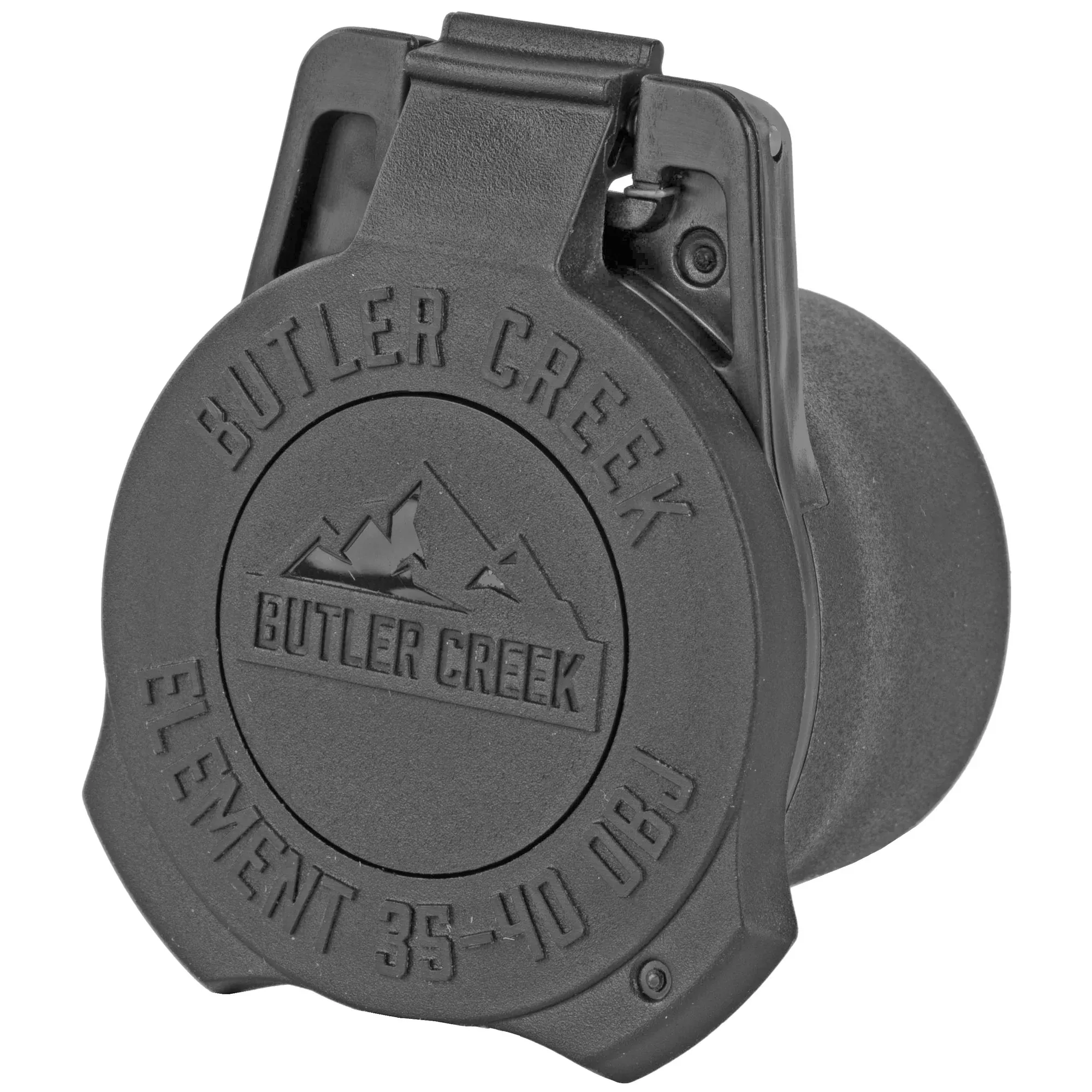Butler Creek Element Scope Cap Objective 40mm – Flip-Open Lens Protection