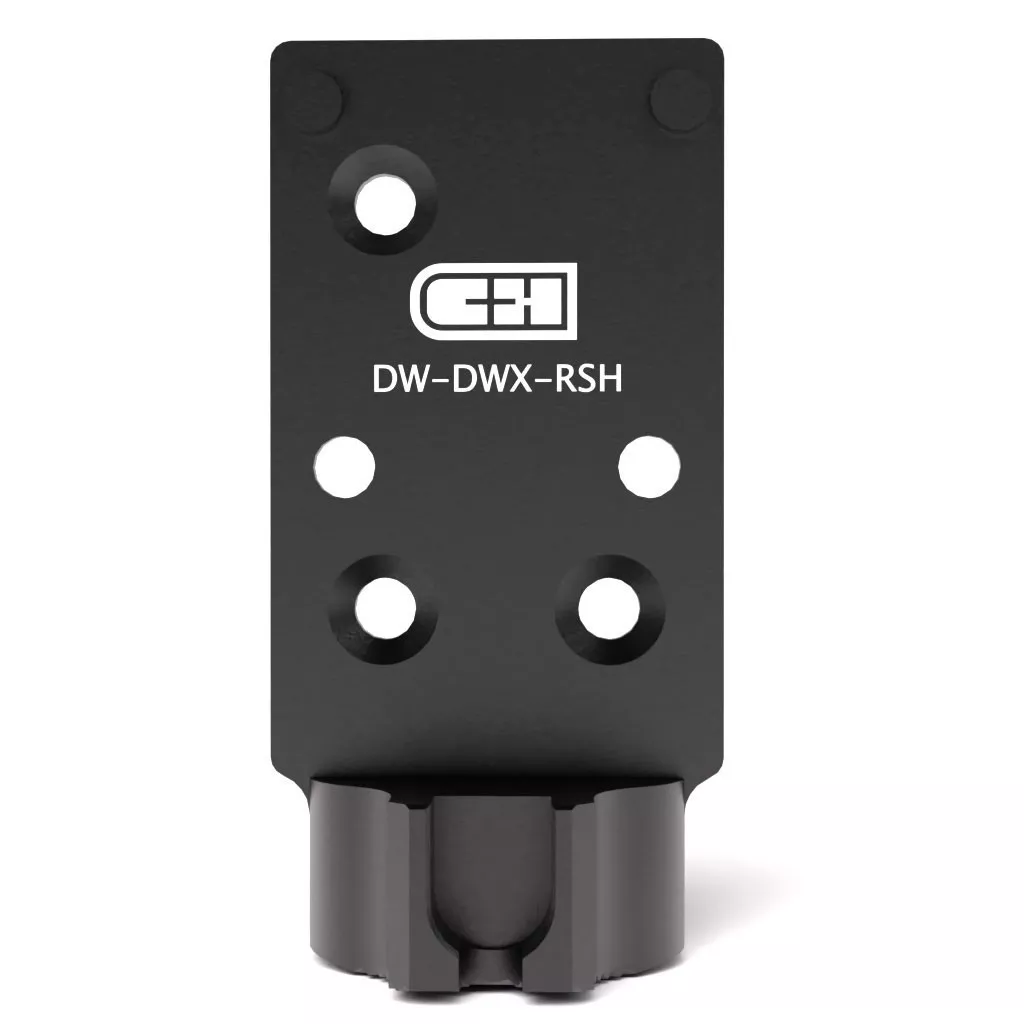 C&H Optic Mounting Plate for DWX to Trijicon RMR/SRO/Holosun 407K/507C/508T