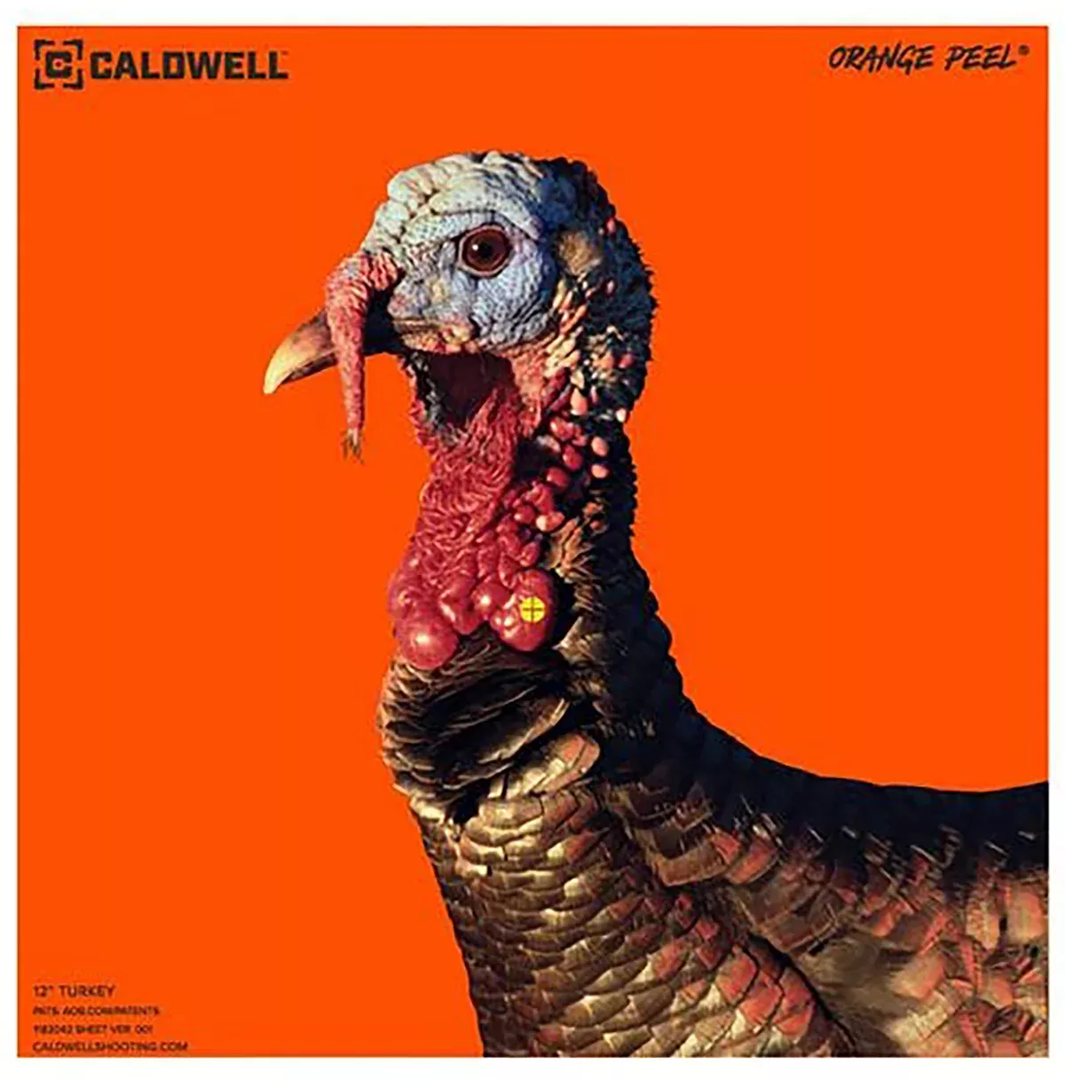 Caldwell 1175518 Orange PeelSelf-Adhesive Paper Orange 12" Turkey 5 Pack