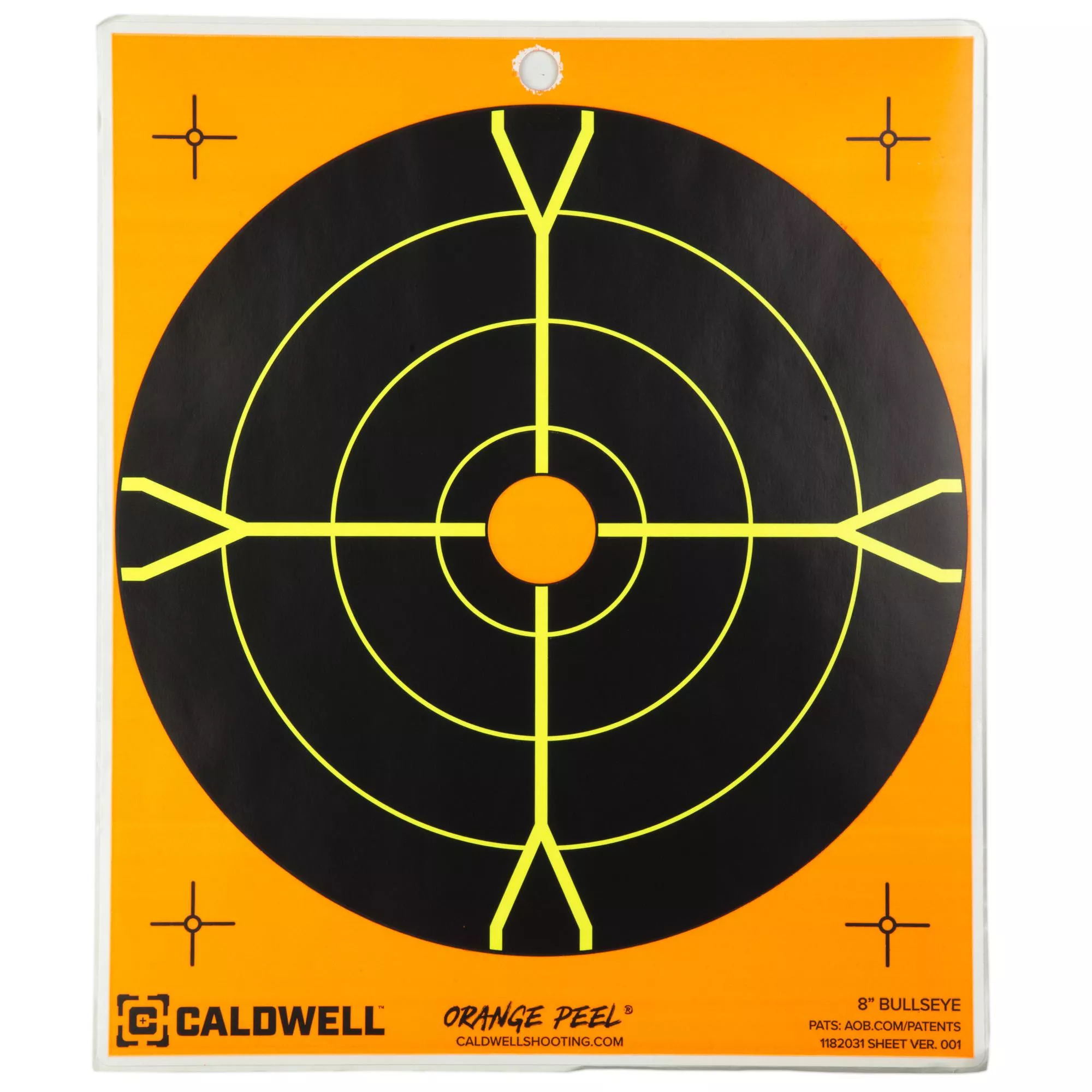 Caldwell Bullseye Target Orange/Black