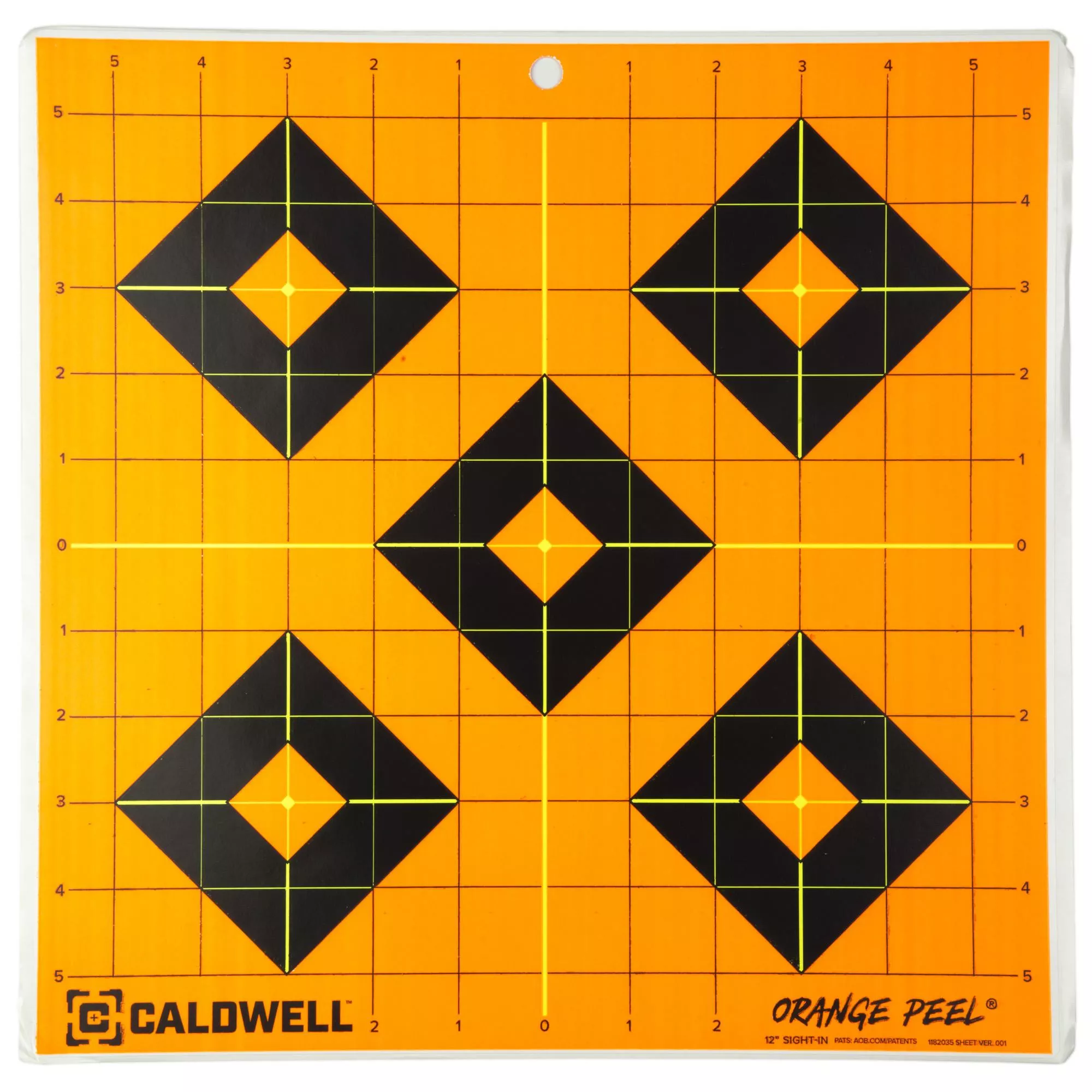 Caldwell Sight-In Target Orange/Black 5Pk